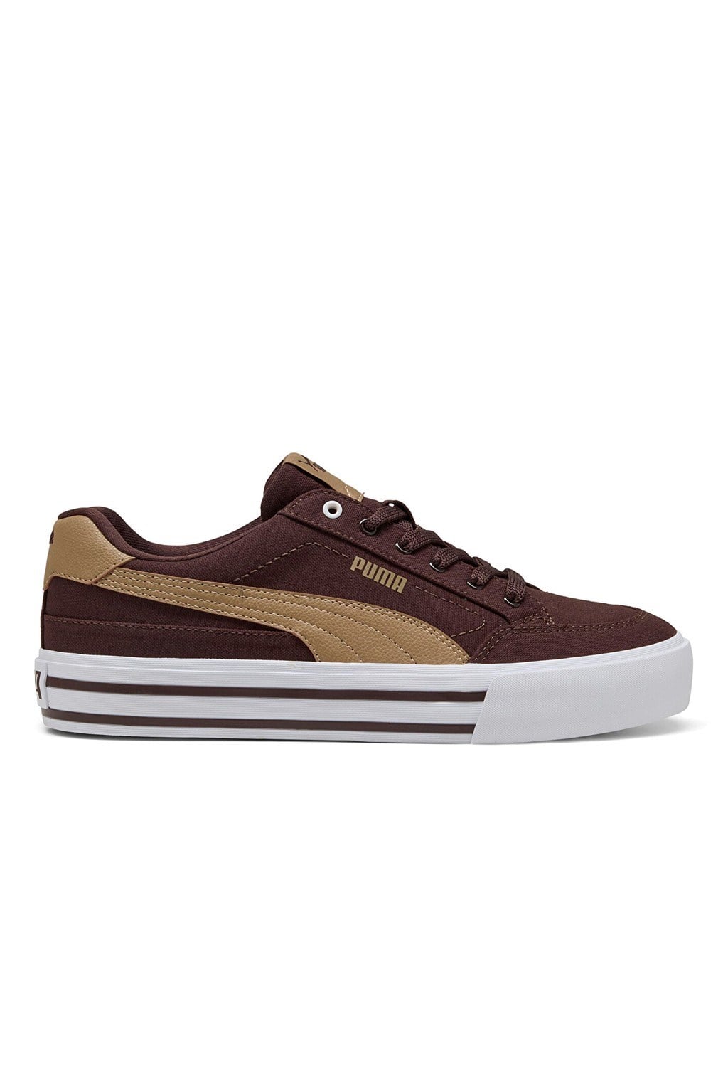 Puma Court Classic Vulc FS Chocolate-Taupe Erkek Sneaker Günlük Spor Ayakkabı 396353-41
