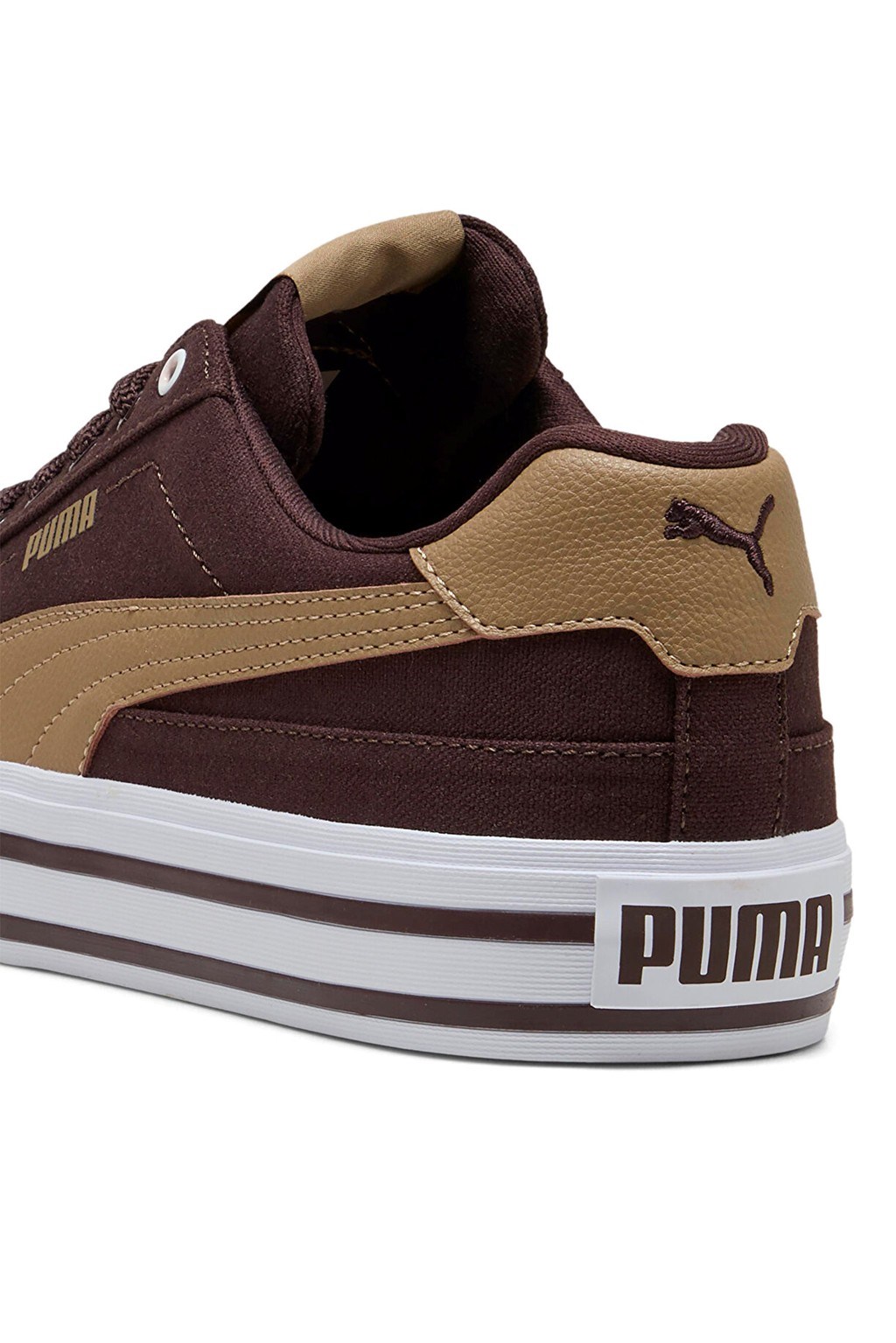 Puma Court Classic Vulc FS Chocolate-Taupe Erkek Sneaker Günlük Spor Ayakkabı 396353-41