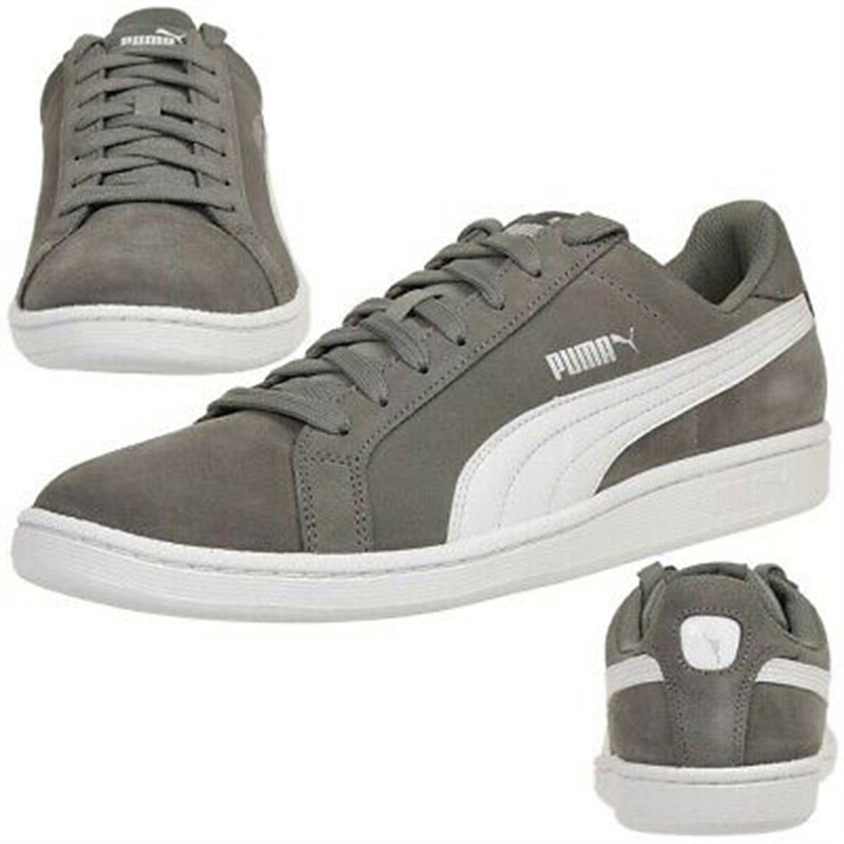 Puma Smash Suede Gri Erkek Sneaker Ayakkabı 361730-24