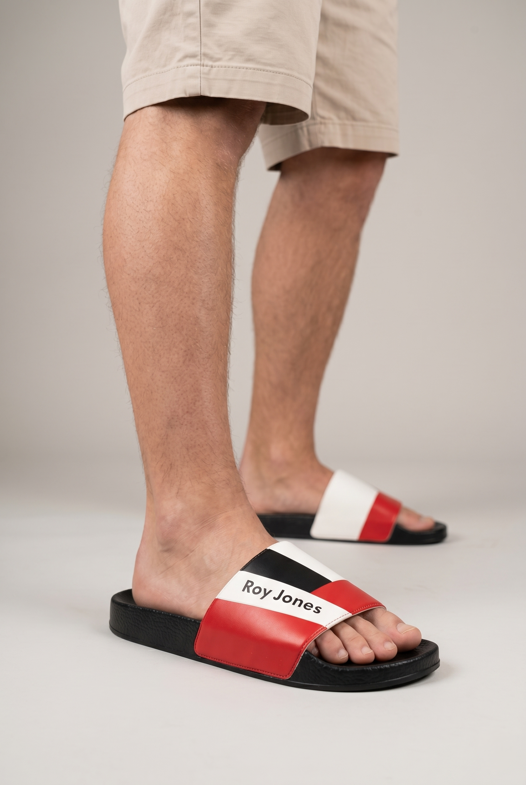 Roy Jones 8300 Unisex Beyaz Slider Günlük Plaj Havuz Terlik