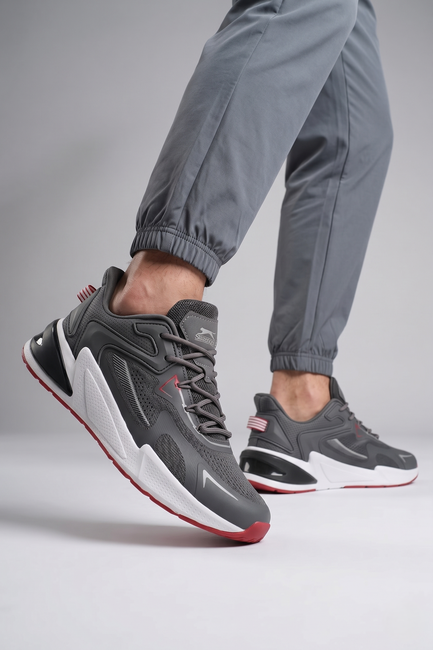 Slazenger Walther İthl Koyu Gri Sneaker Günlük Spor Ayakkabı