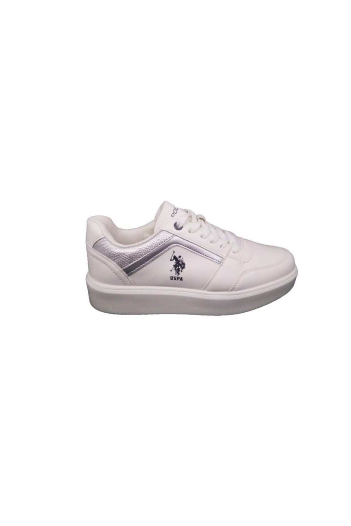 U.S Polo Assn. Dazzle Beyaz Gümüş Kadın Sneaker v2