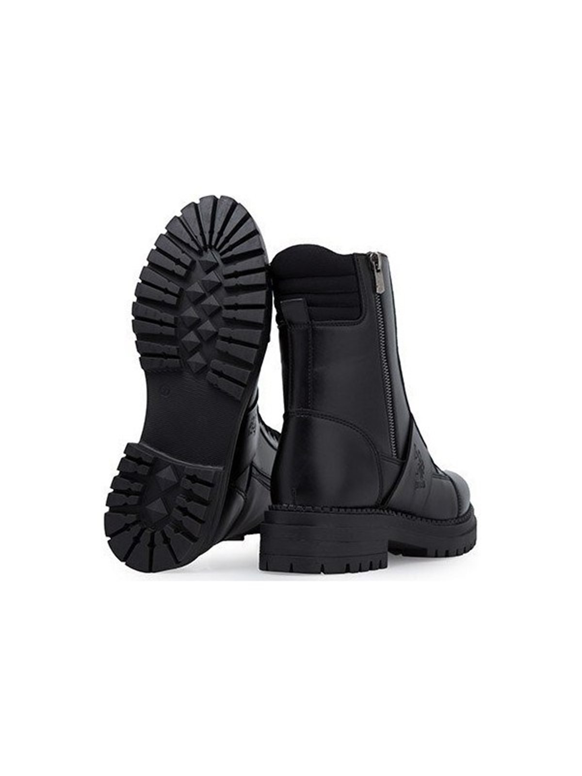 Us Polo Assn. Bacca Fermuarlı Kadın Bot Çizme Postal Siyah v1
