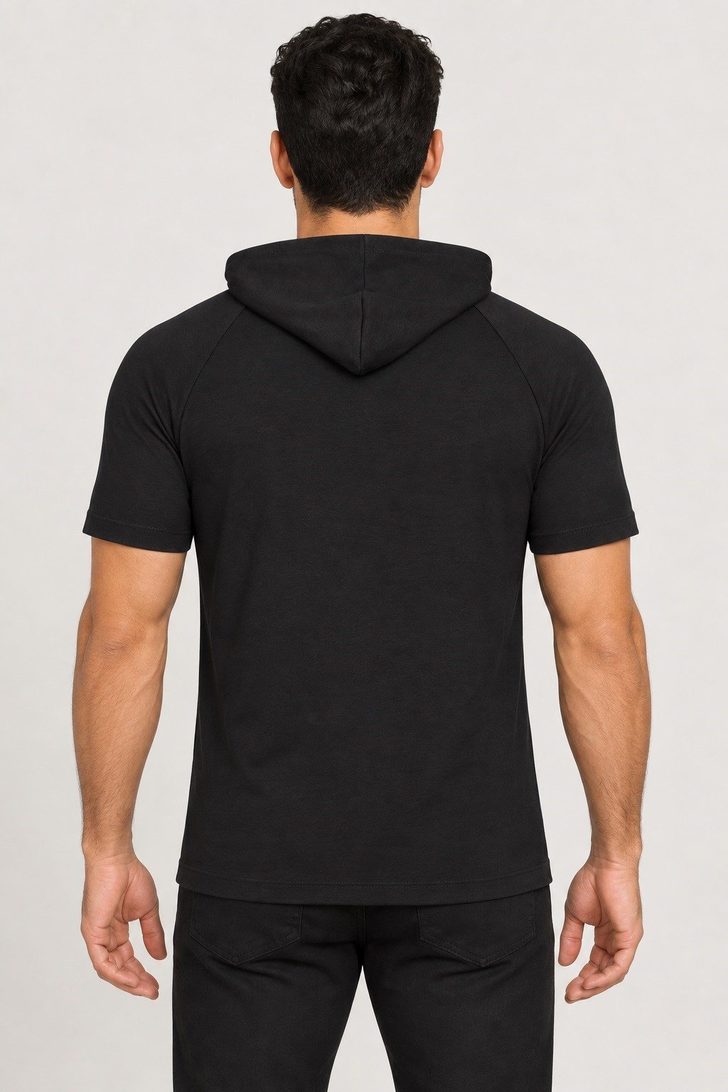 1021 DEWBERRY ERKEK SWEATSHIRT-DİAGONAL SİYAH-2