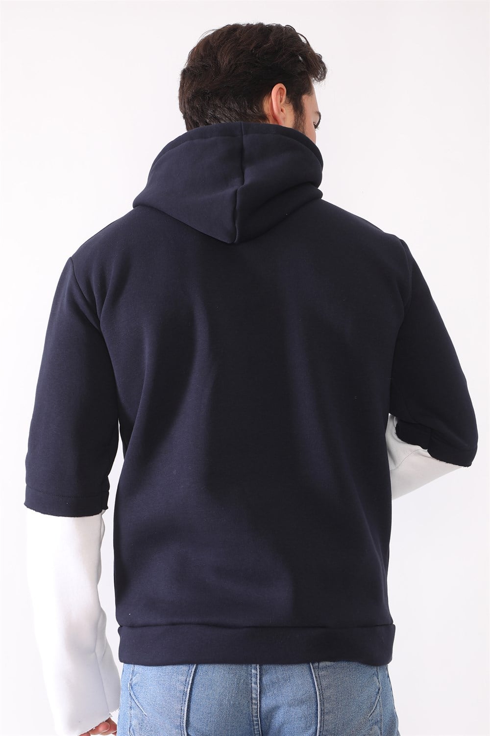 1042 DEWBERRY ERKEK SWEATSHIRT-LACİVERT