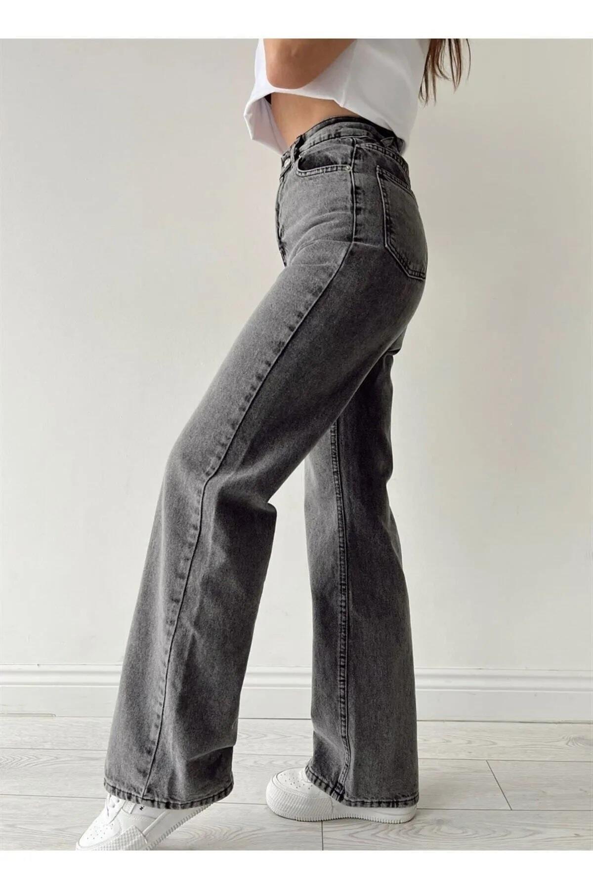 17413 Dewberry Loose Women Jeans-FÜME