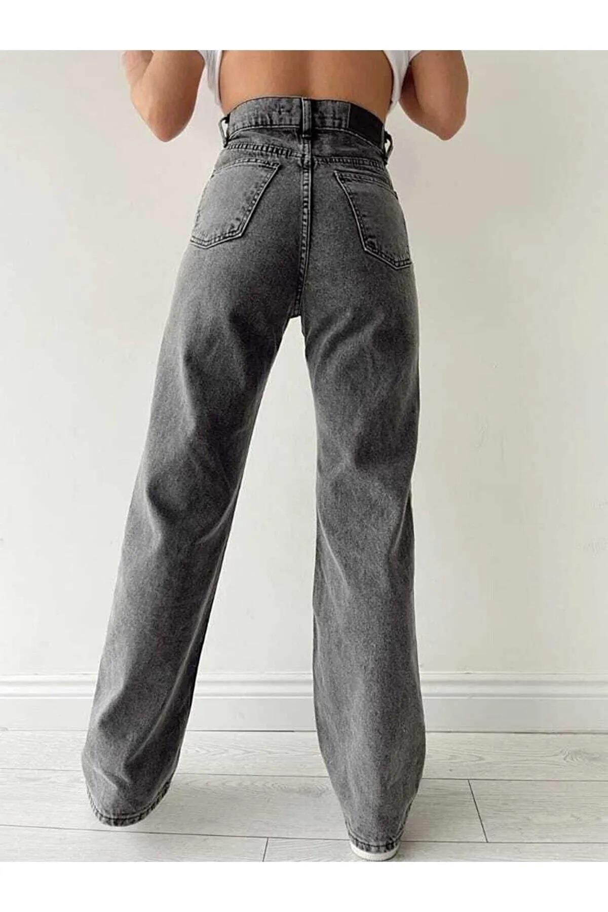 17413 Dewberry Loose Women Jeans-FÜME