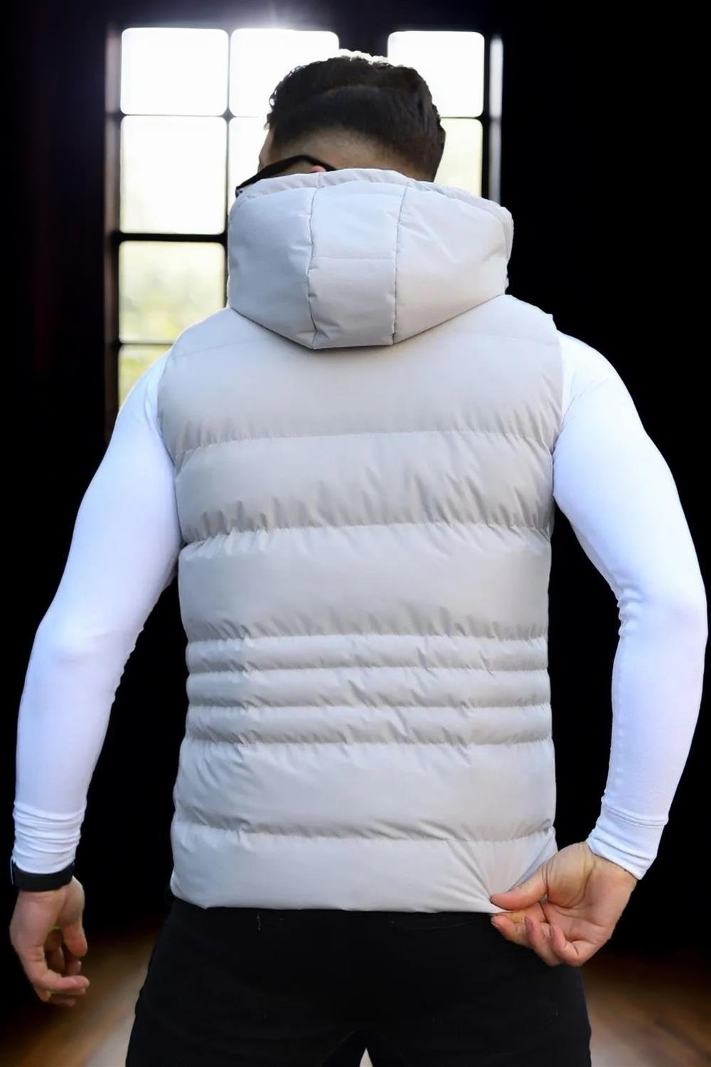 17736 Dewberry Removable Hooded Mens Vest-TAŞ