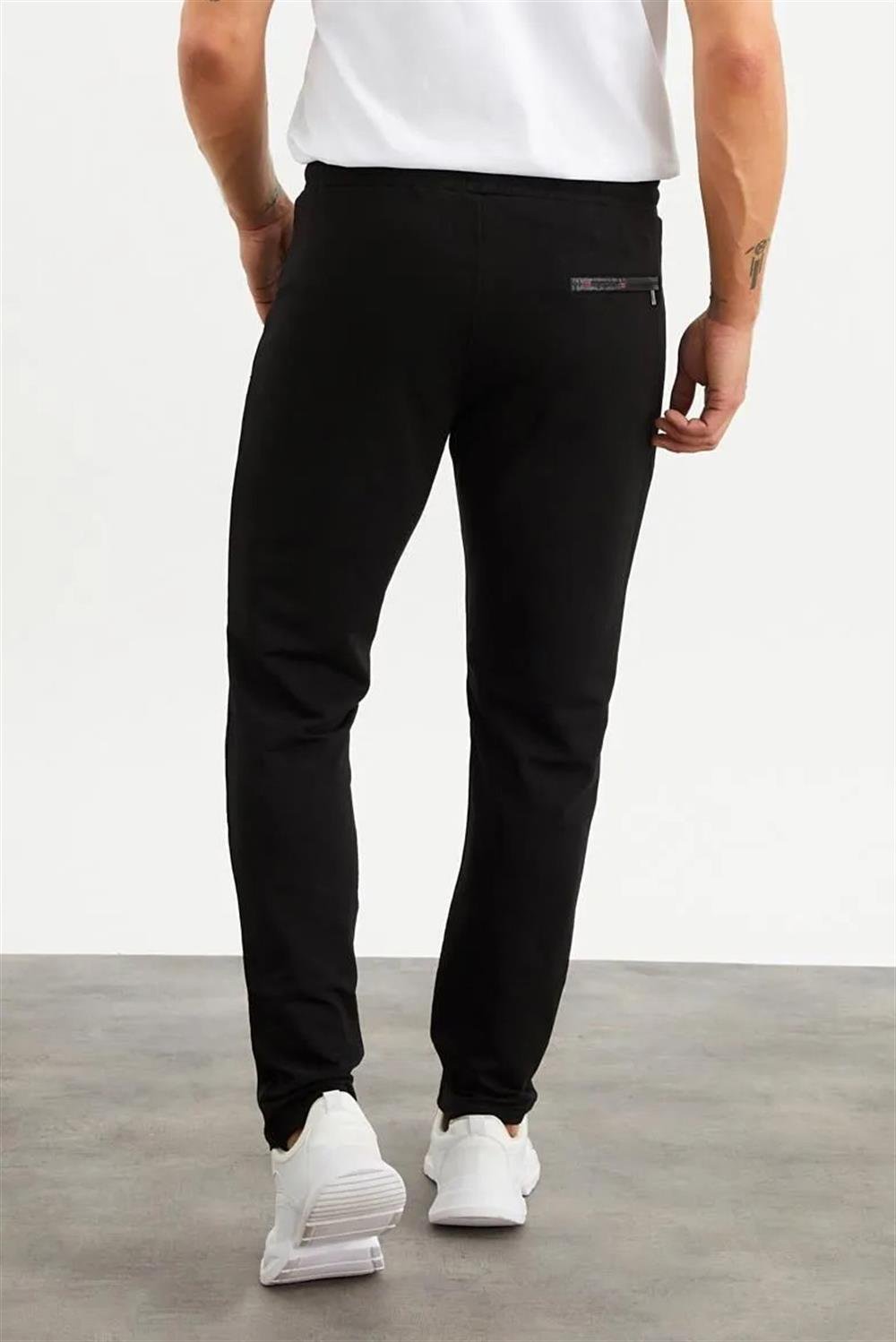 17793 Dewberry Mens Sweatpants-SİYAH