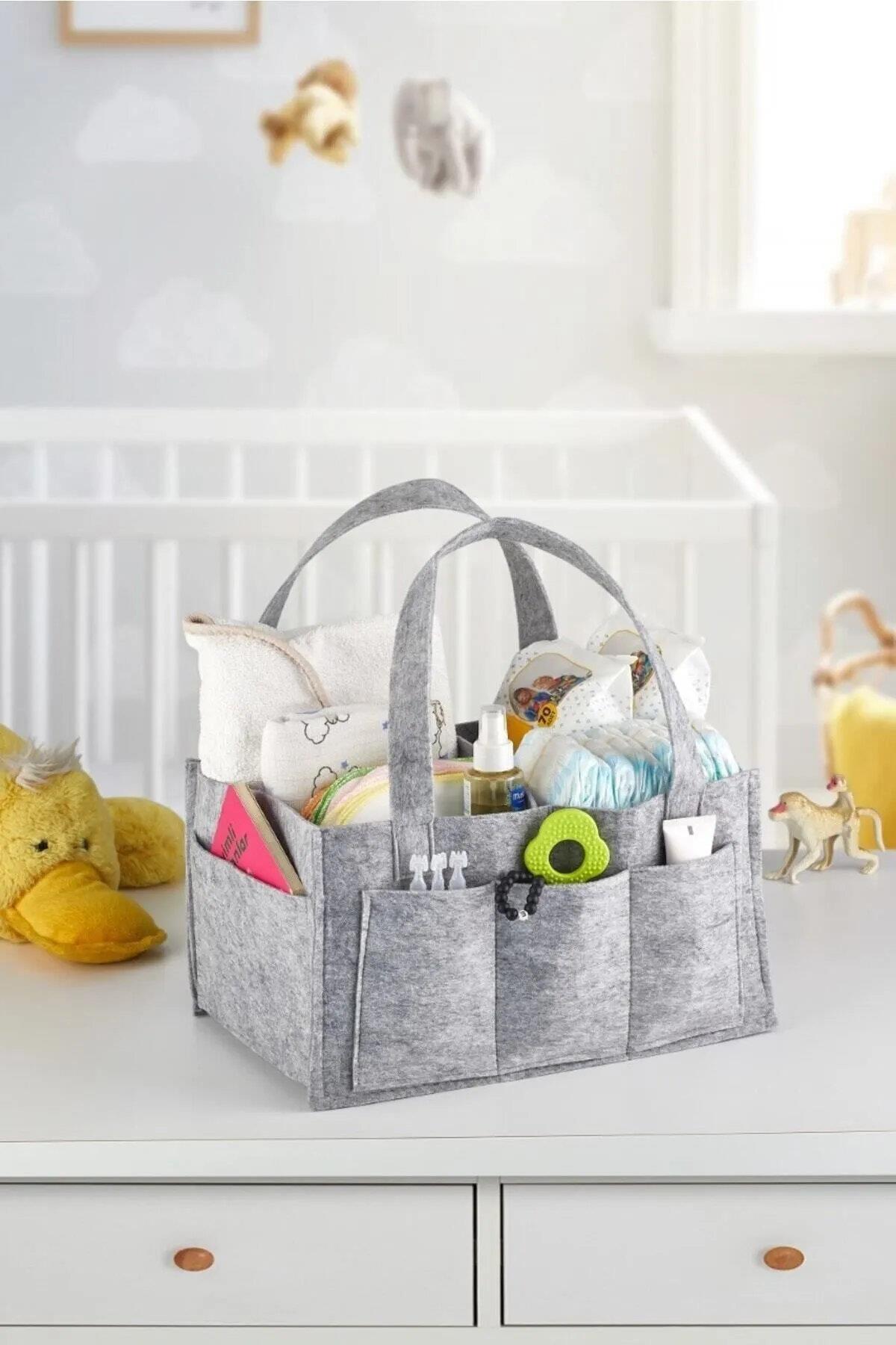 18936 Dewberry Mother Baby Care Bag Organizer-GRİ