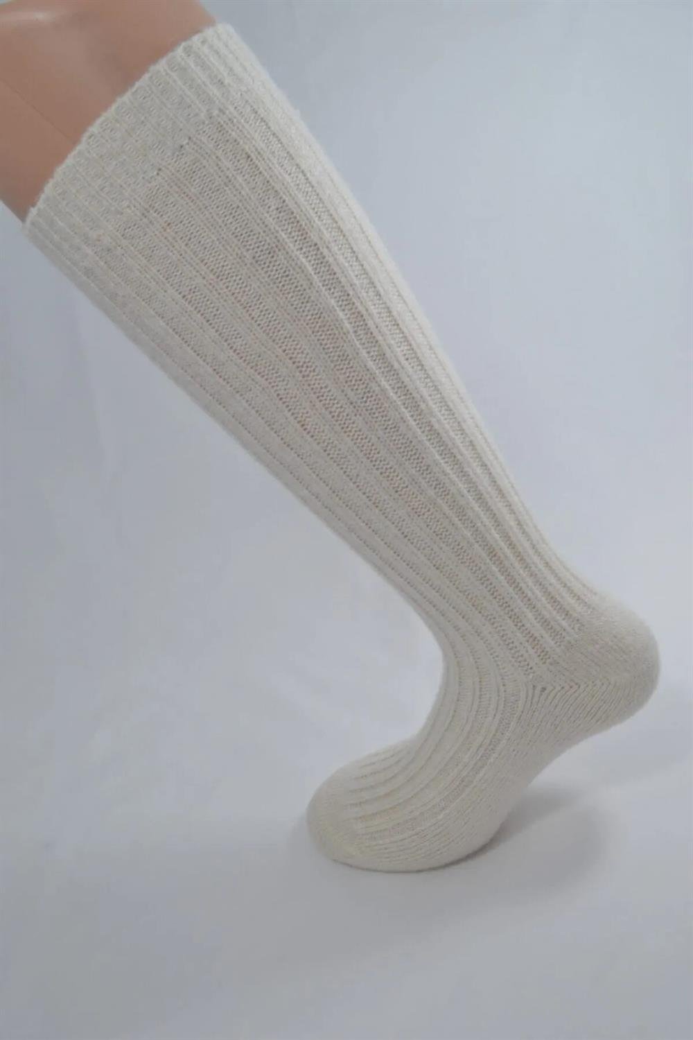 47820 Dewberry Wool Boot Socks-KREM