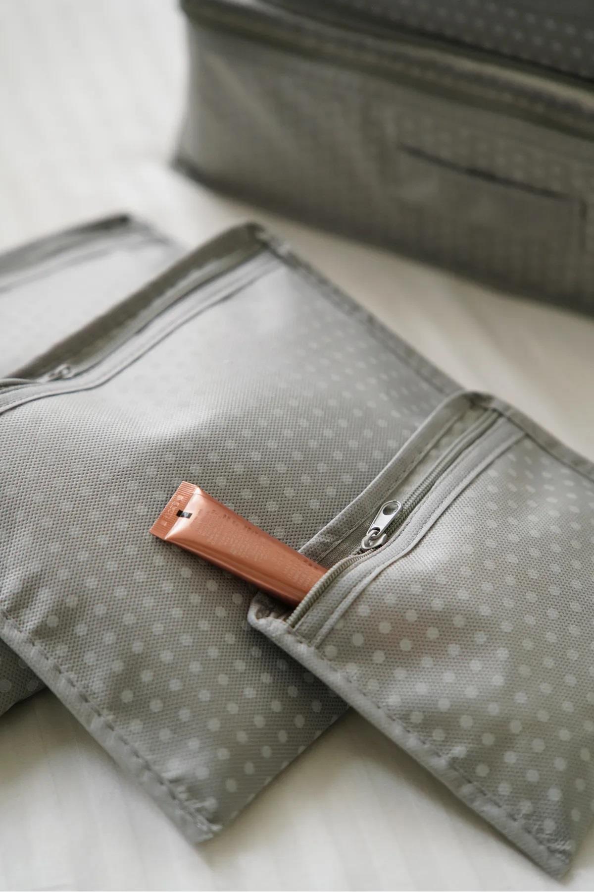 52772 Dewberry 6 Piece Suitcase Set - Storage Bag-GRİ