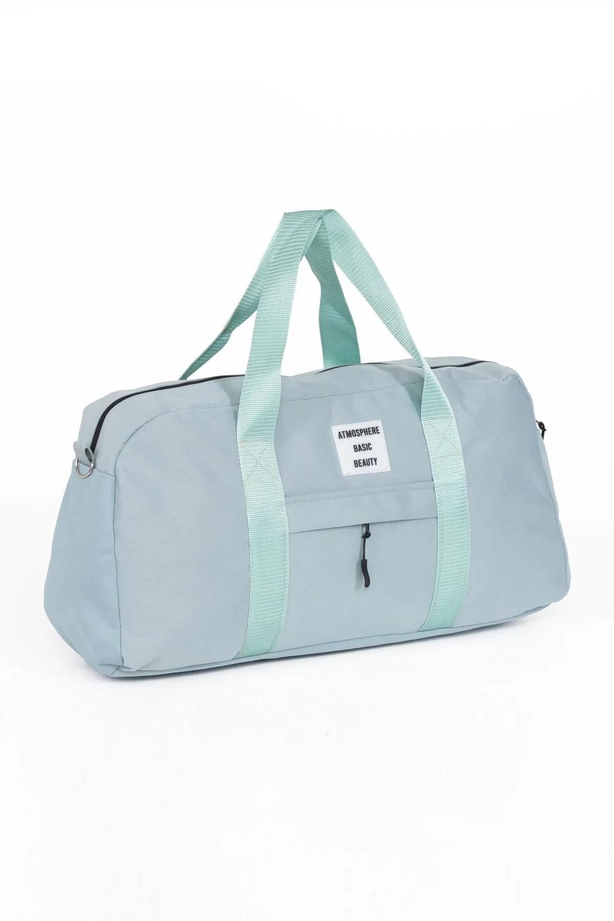 59458 Dewberry Unisex Front Pocket Long Strap Sports Bag-MİNT