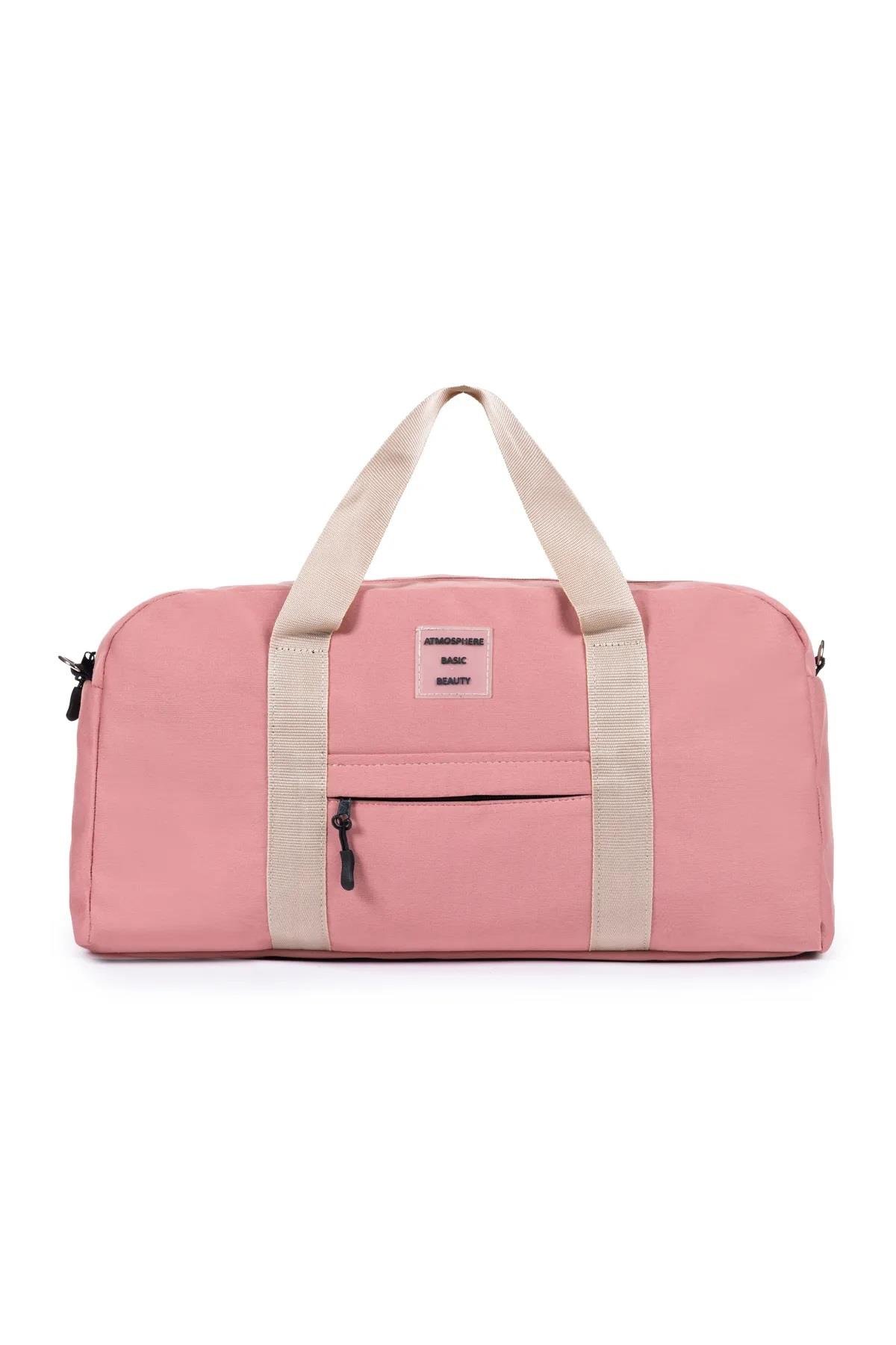 59458 Dewberry Unisex Front Pocket Long Strap Sports Bag-PEMBE