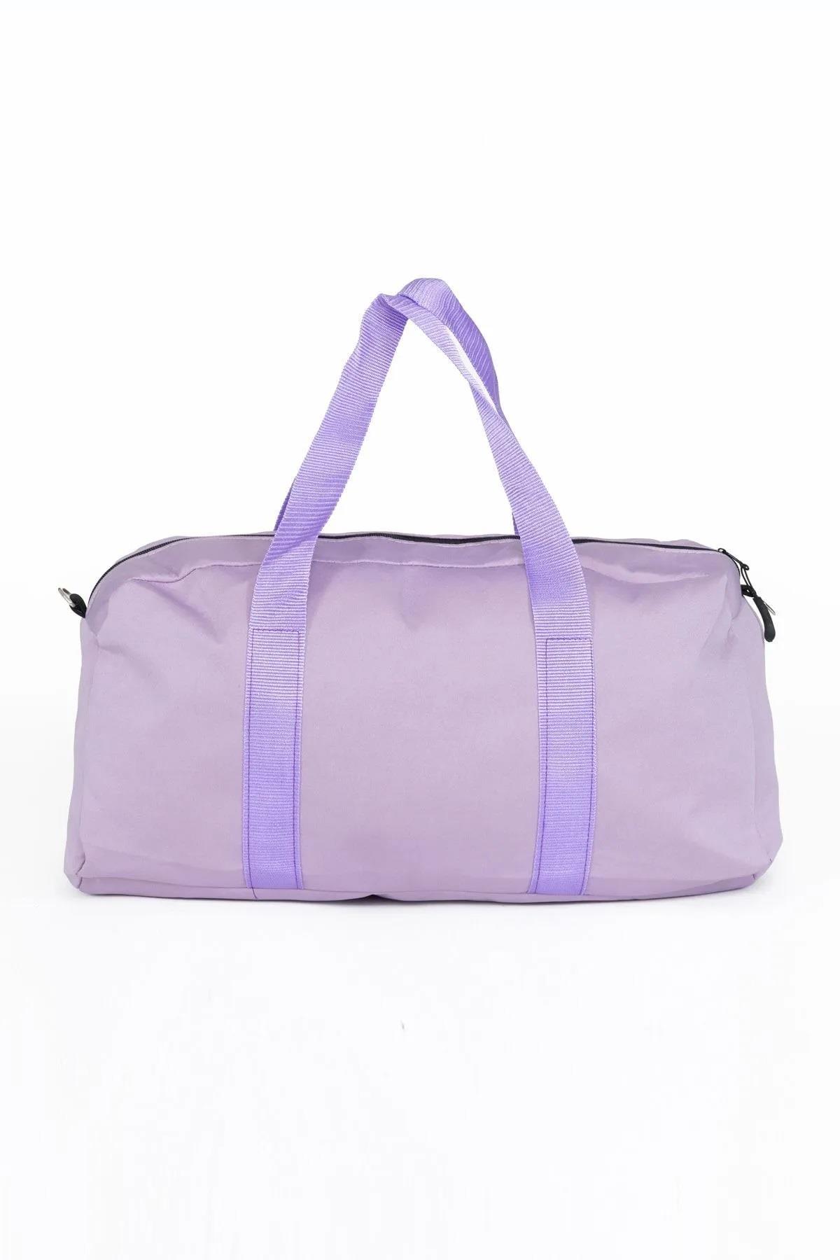59458 Dewberry Unisex Front Pocket Long Strap Sports Bag-LİLA
