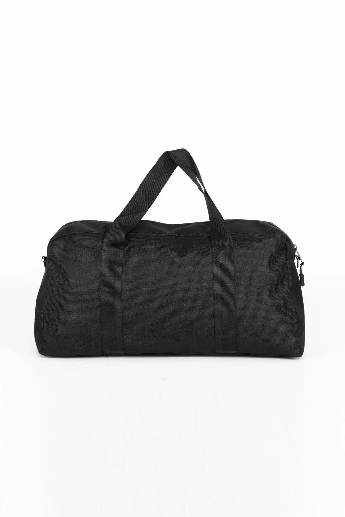 59458 Dewberry Unisex Front Pocket Long Strap Sports Bag-SİYAH