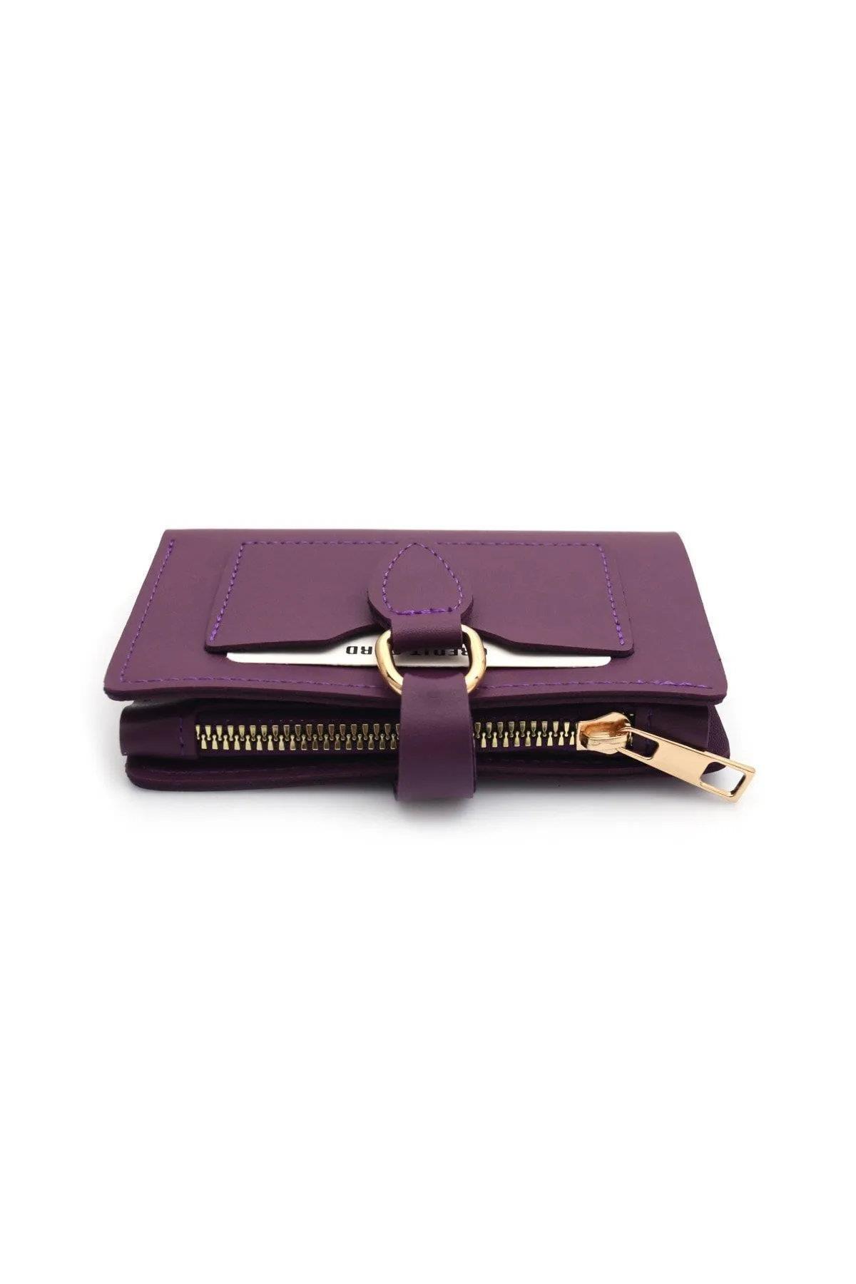 59700 Dewberry Ladies Wallet with Buckle-MOR