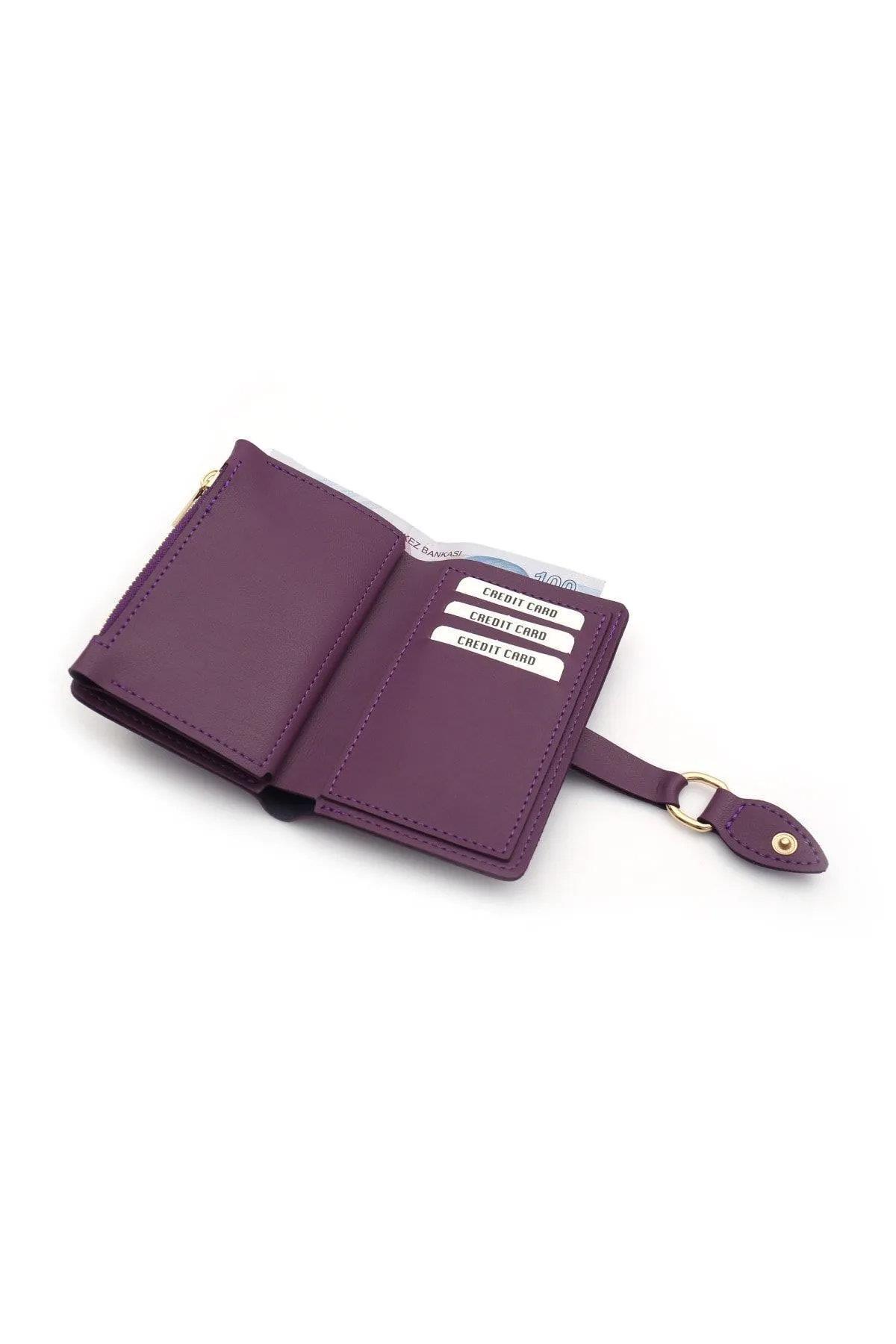 59700 Dewberry Ladies Wallet with Buckle-MOR