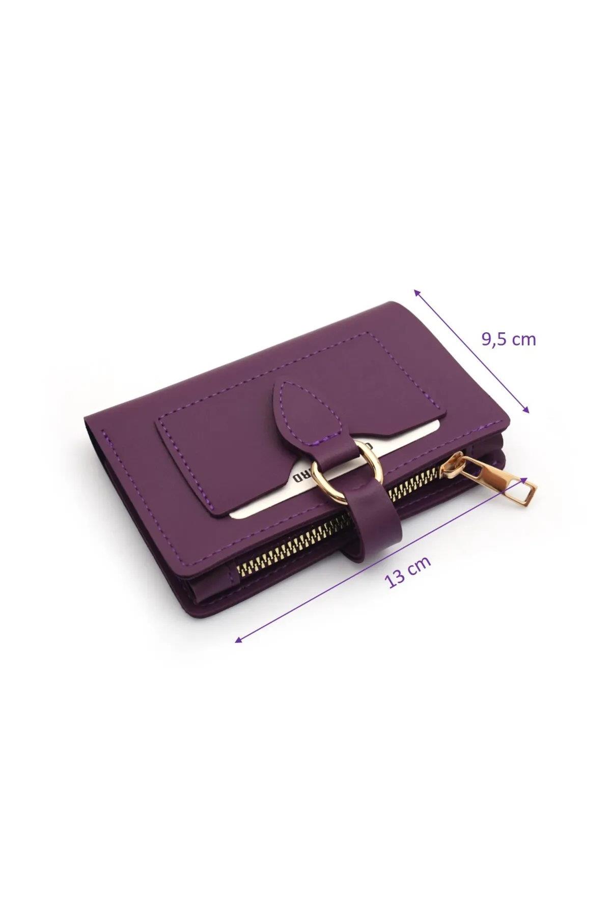 59700 Dewberry Ladies Wallet with Buckle-MOR