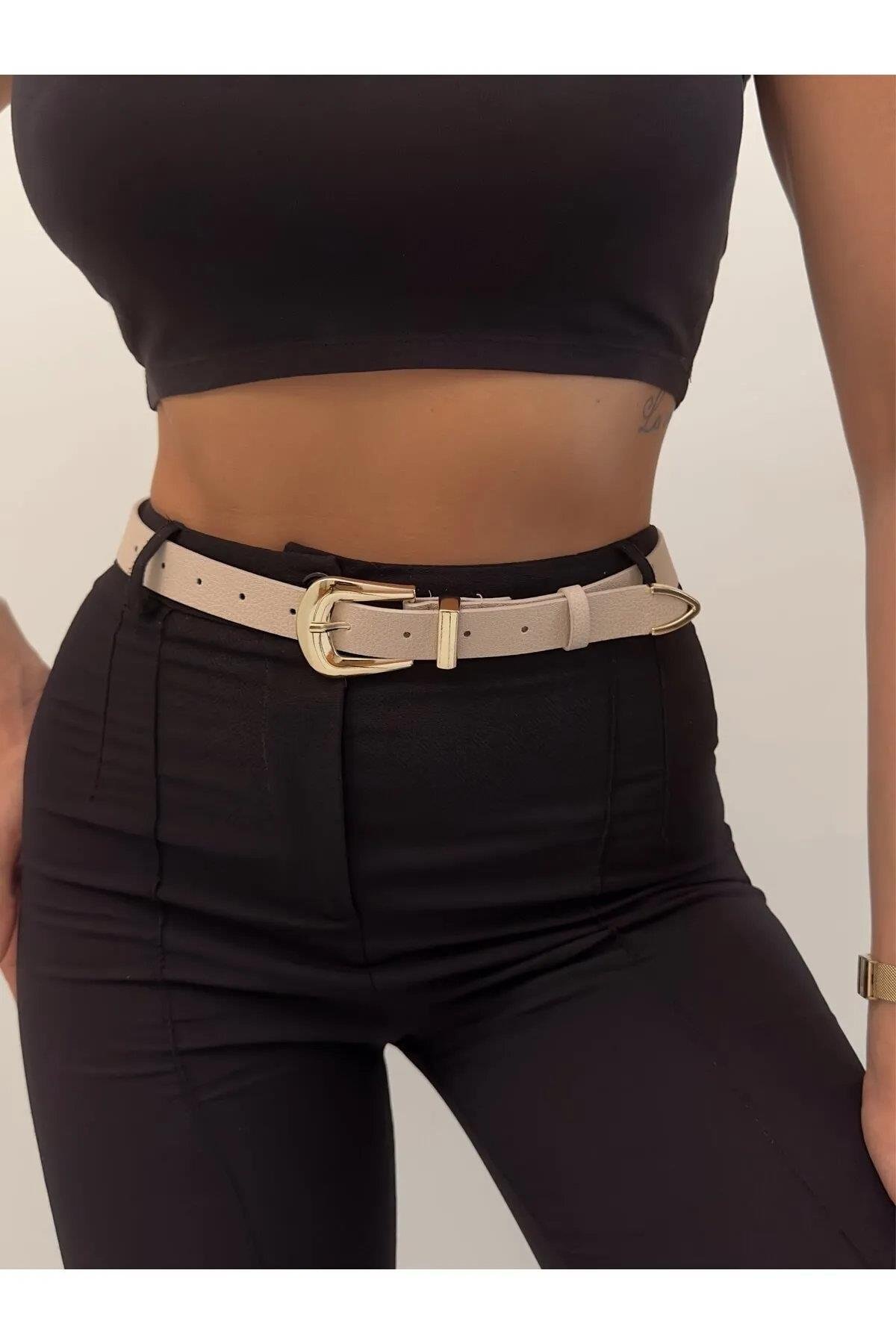 64824 Dewberry Womens Trouser Belt-BEJ