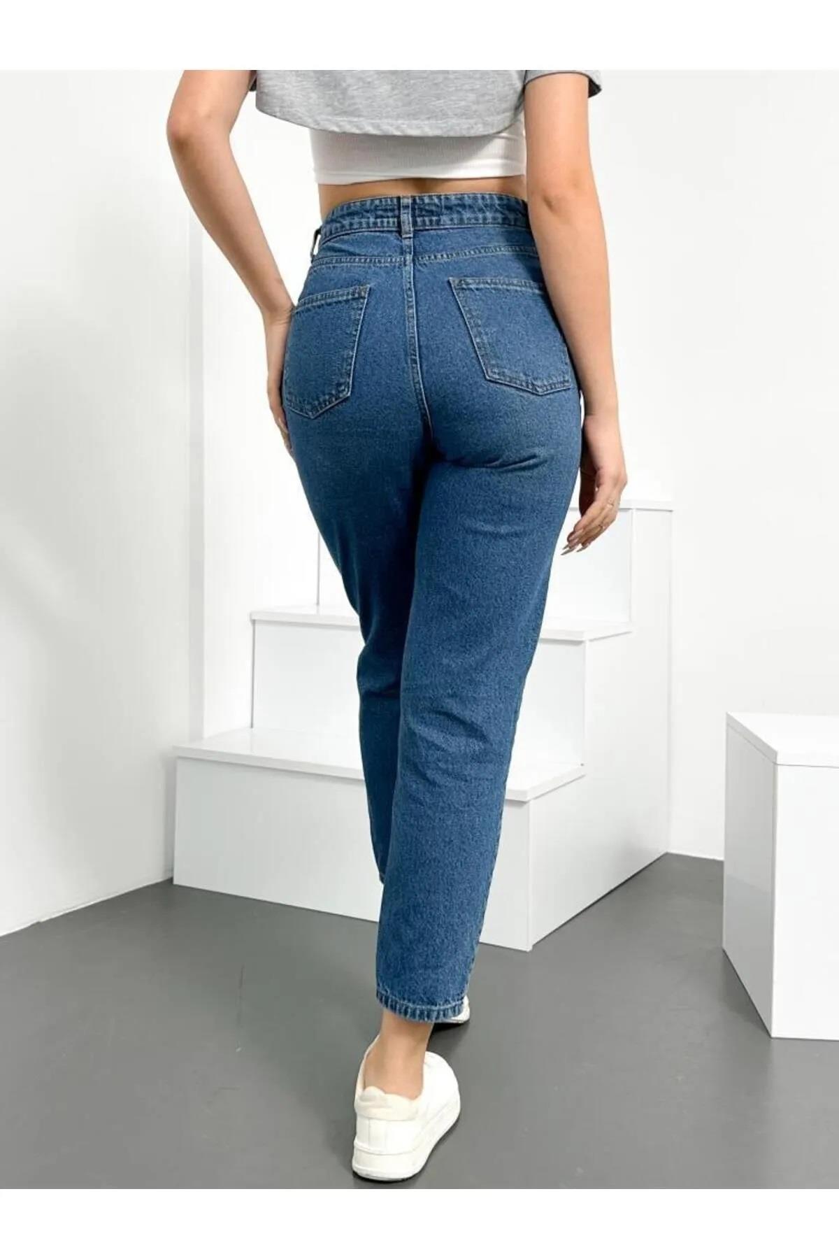 74092 Dewberry Hlt Mom Jean High Waist Women Jeans-AÇIK MAVİ