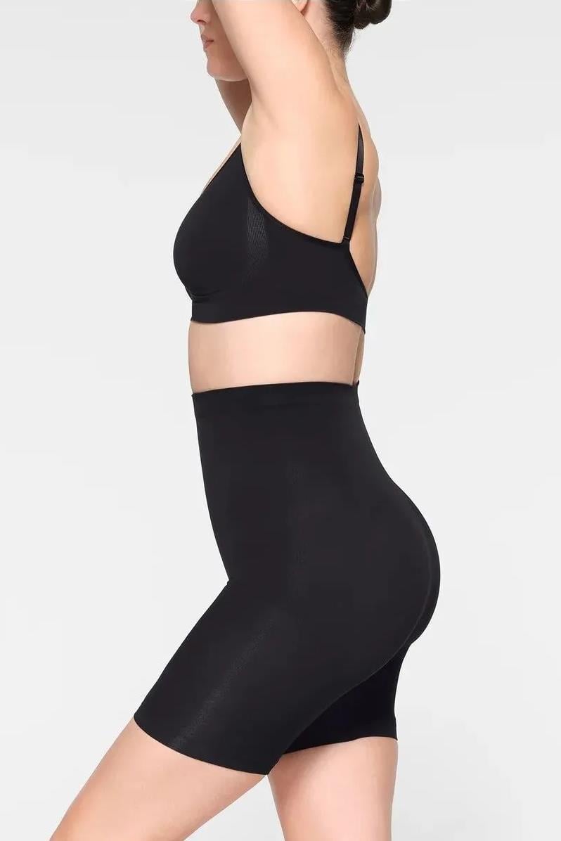 74153 Dewberry Body-Sliming Corset Shorts-SİYAH