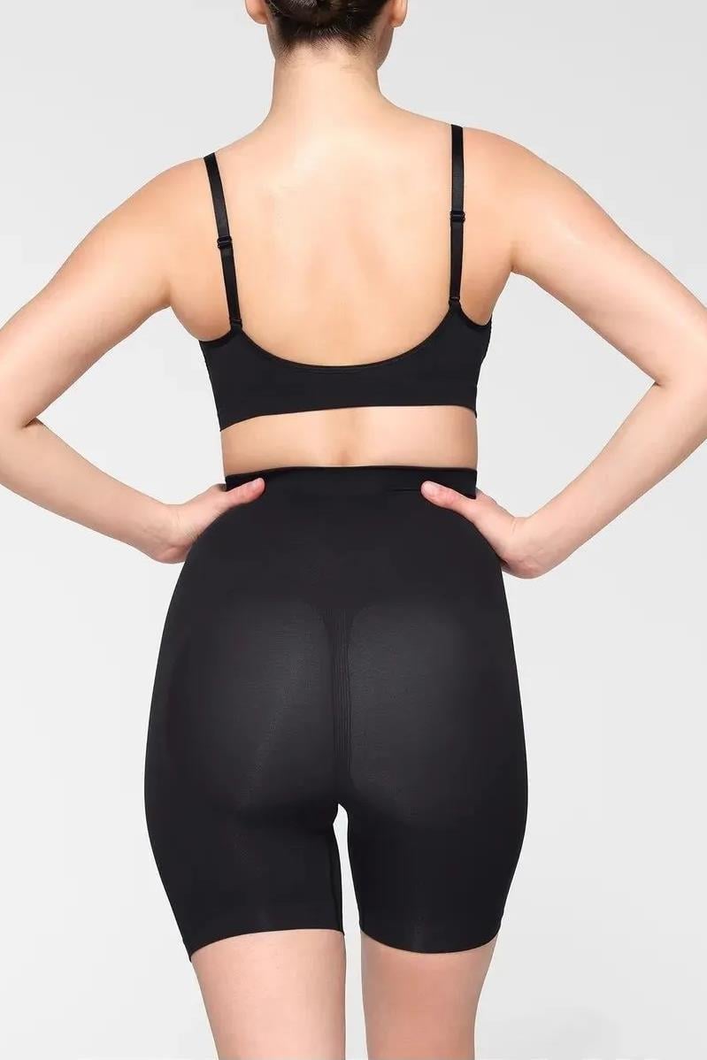 74153 Dewberry Body-Sliming Corset Shorts-SİYAH