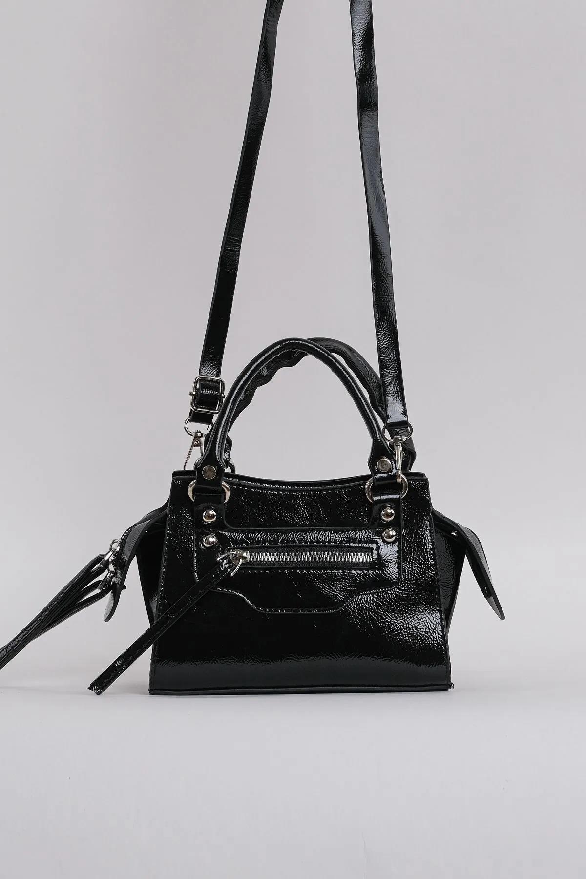 78224 Dewberry Womens Mini City Handbag and Shoulder Bag-SİYAH