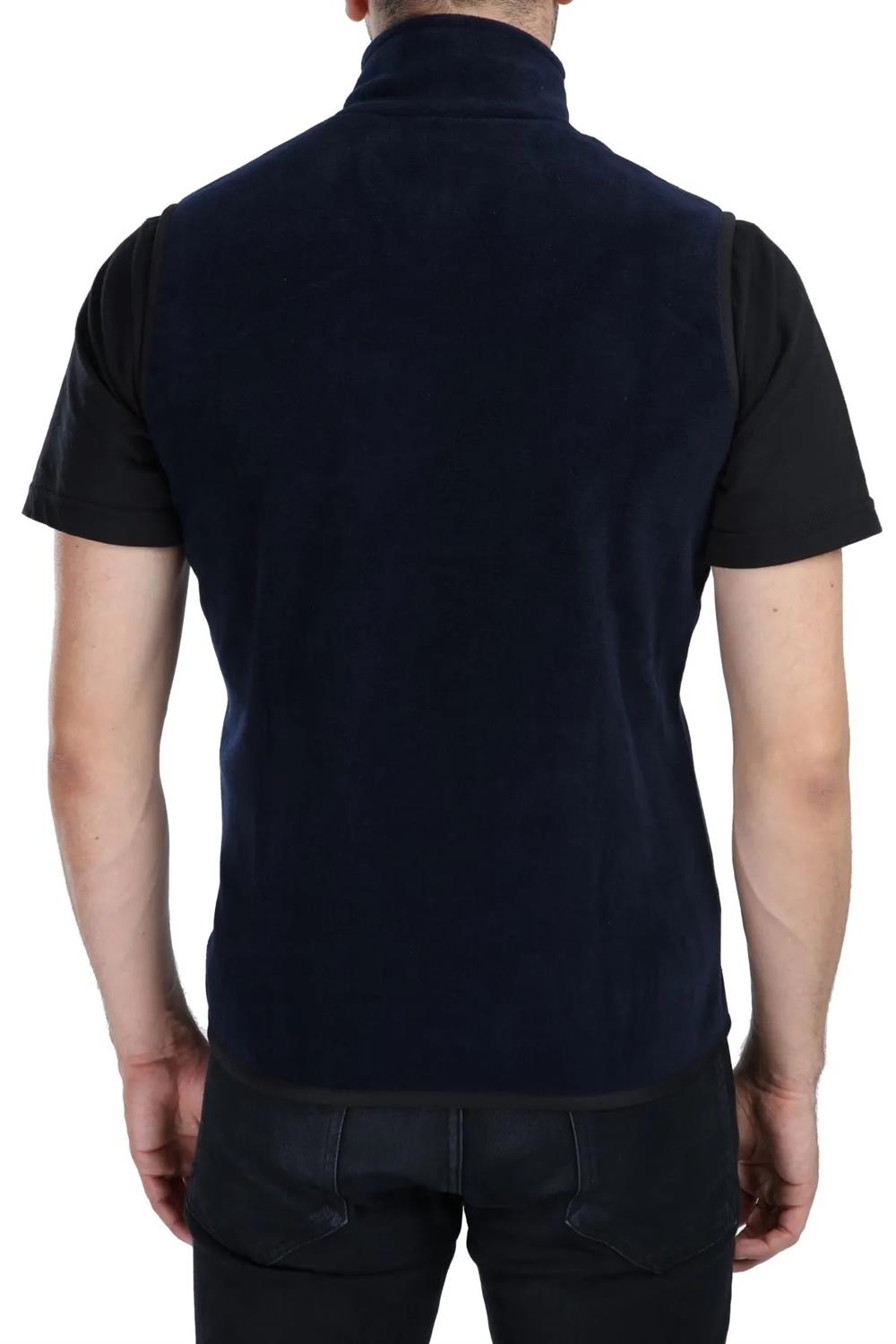 79233 Dewberry Ghsy Multi-Pocket Fleece Mens Vest-LACİVERT