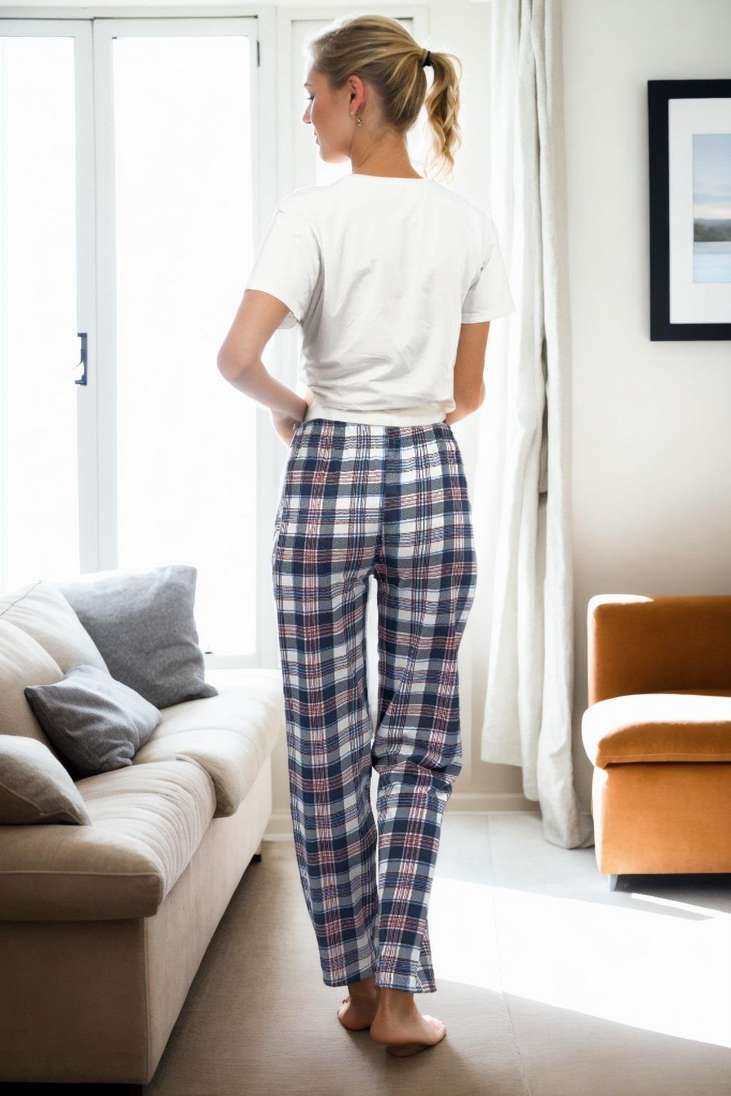 80156 Dewberry Women Pyjama Bottom-KAHVE