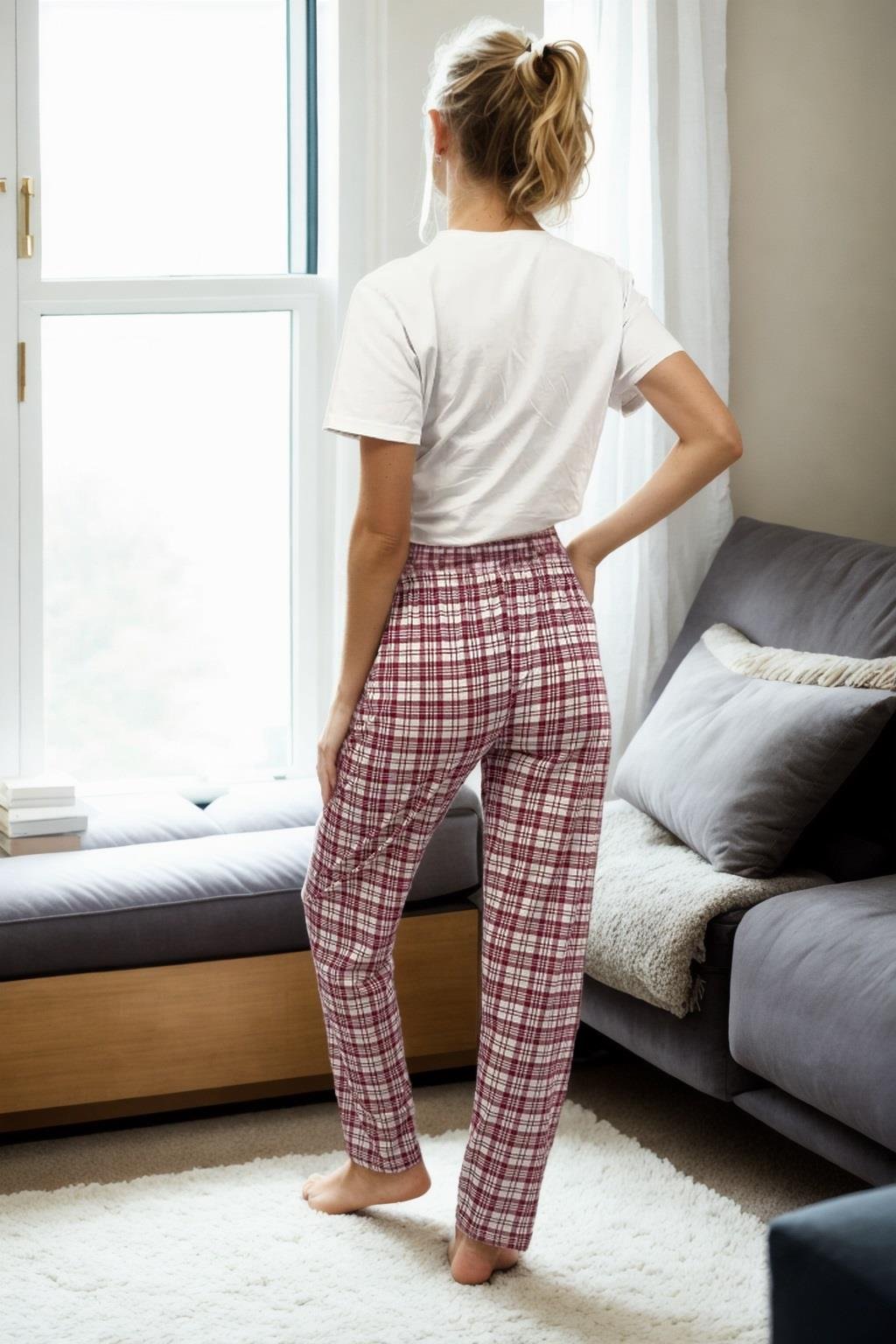 80156 Dewberry Women Pyjama Bottom-MÜRDÜM