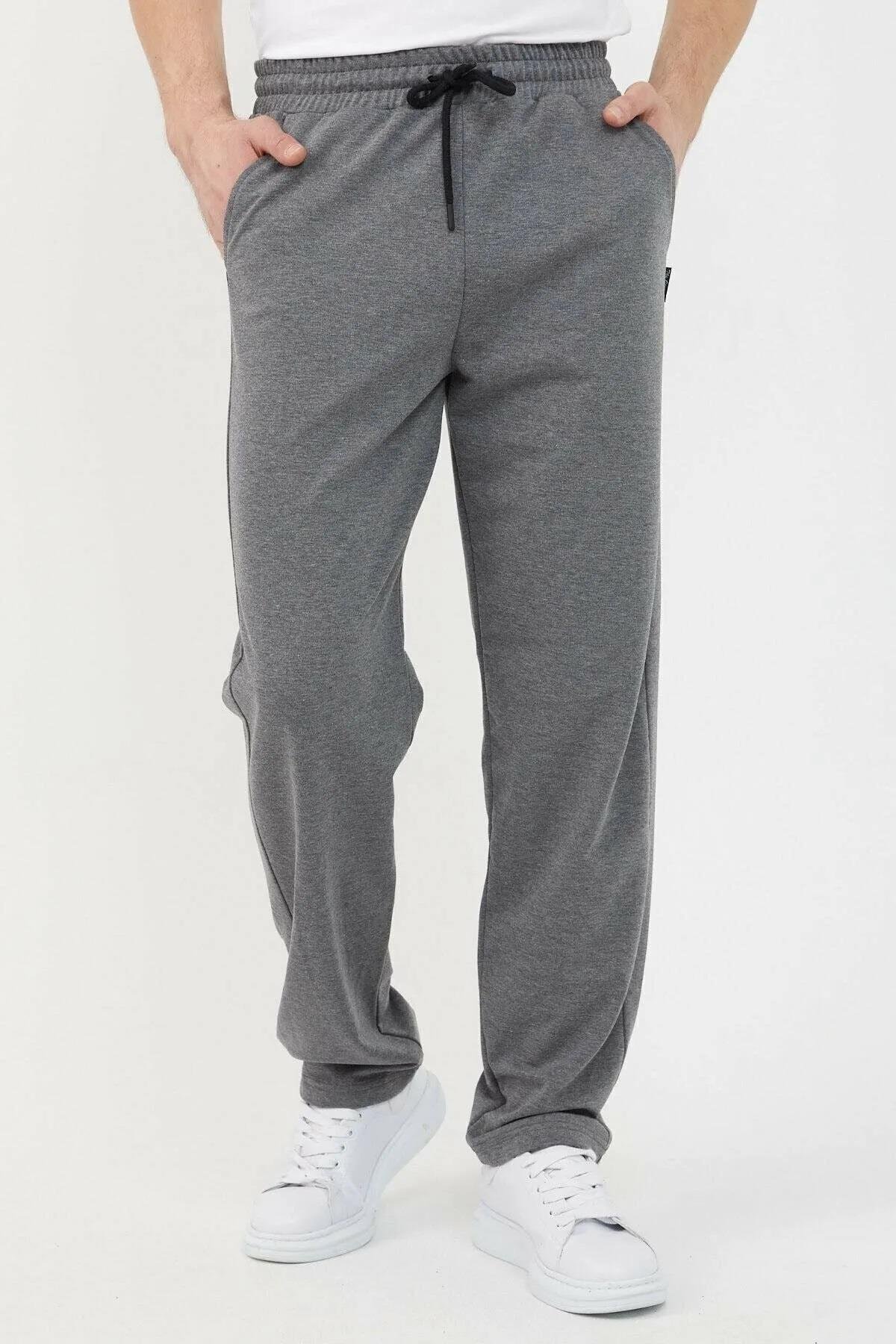 82904 Dewberry Straight Leg Relaxed Cut Mens Sweatpant-ANTRASİT