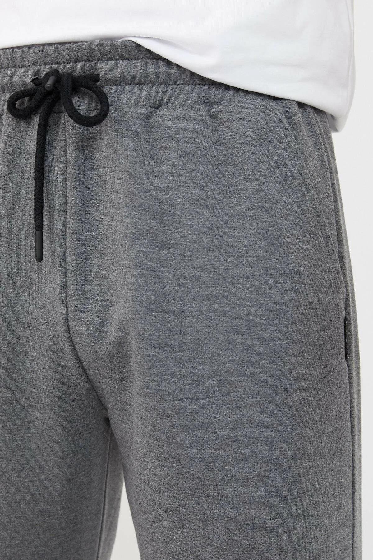 82904 Dewberry Straight Leg Relaxed Cut Mens Sweatpant-ANTRASİT