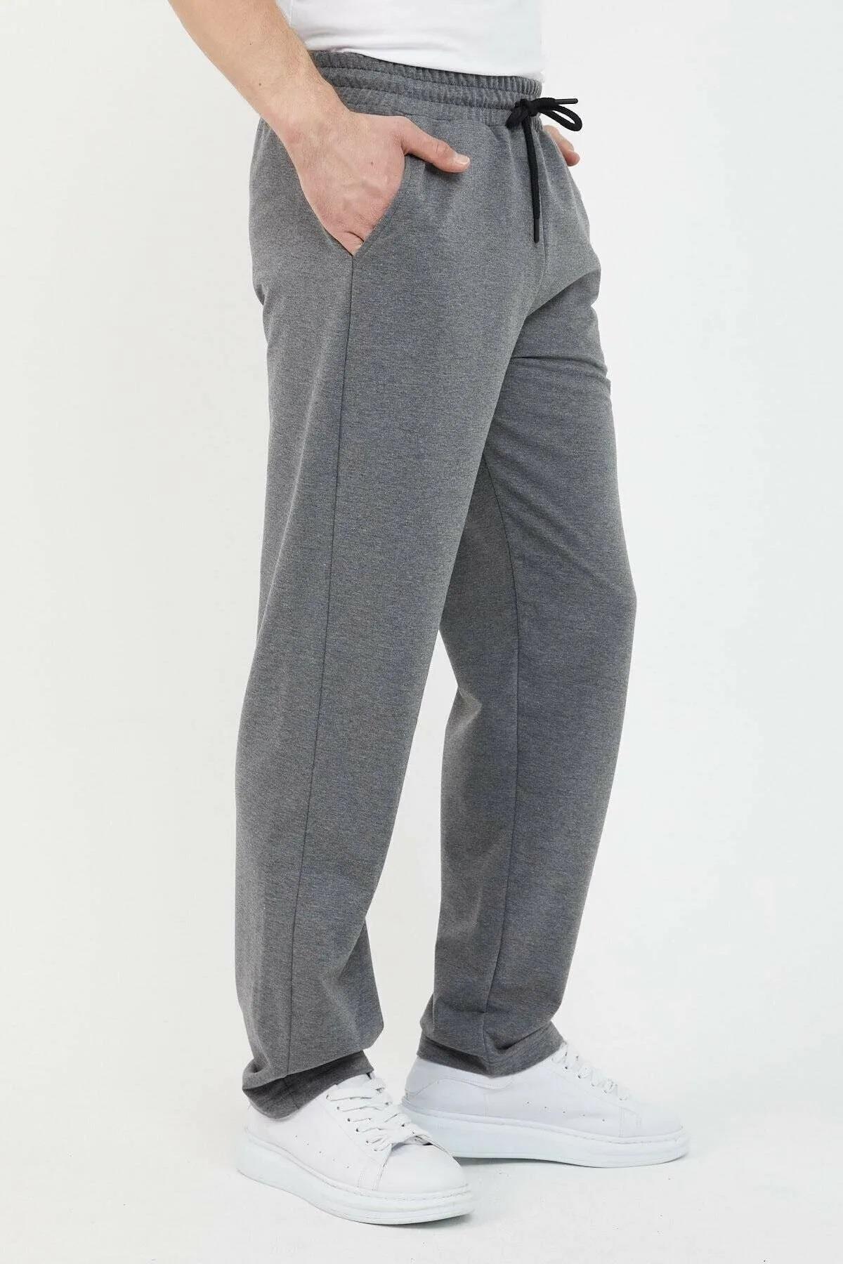 82904 Dewberry Straight Leg Relaxed Cut Mens Sweatpant-ANTRASİT