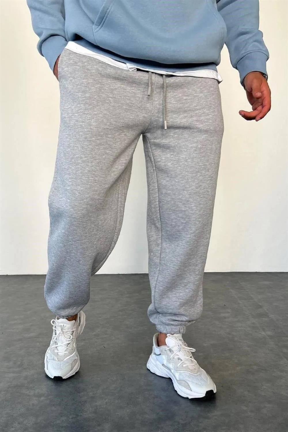 84184 Dewberry 3 Thread Mens Sweatpants-GRİ