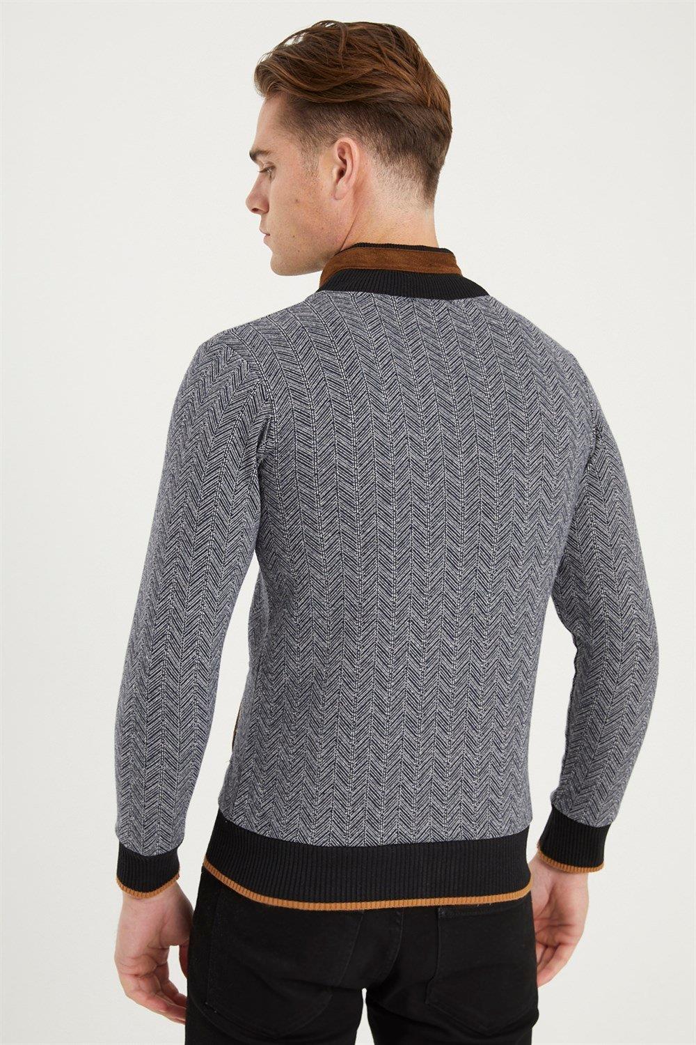 9021 DEWBERRY ERKEK SWEATSHIRT-BALIKSIRTI LACİVERT