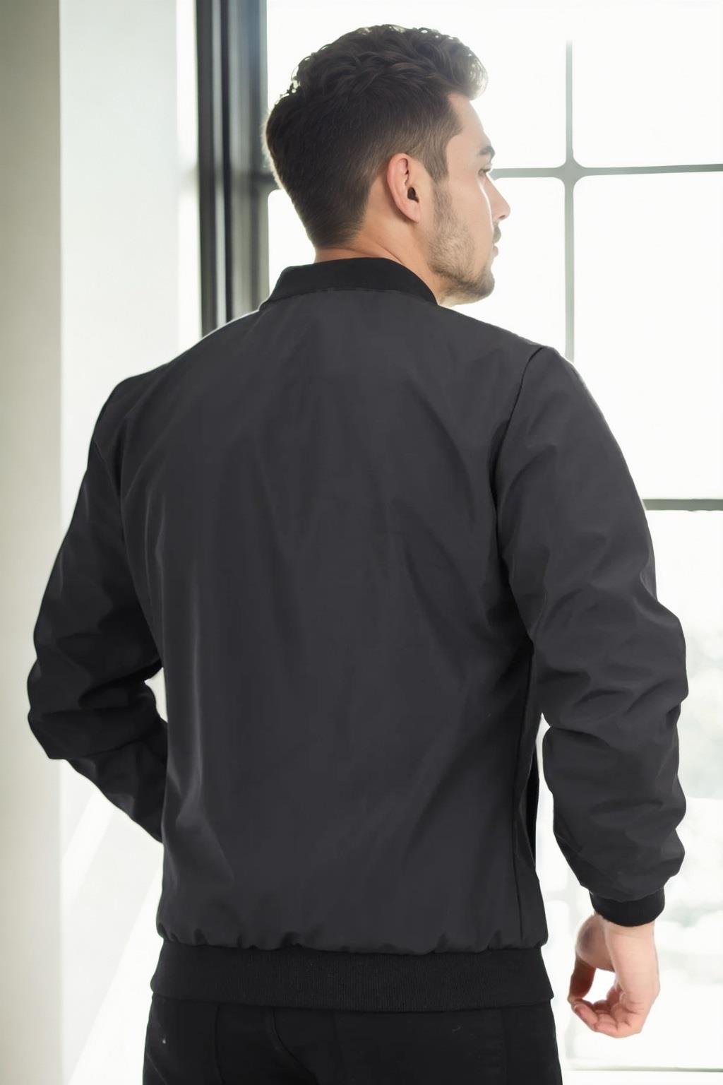 96819 Dewberry College Collar Classic Seasonal Mens Coat-SİYAH