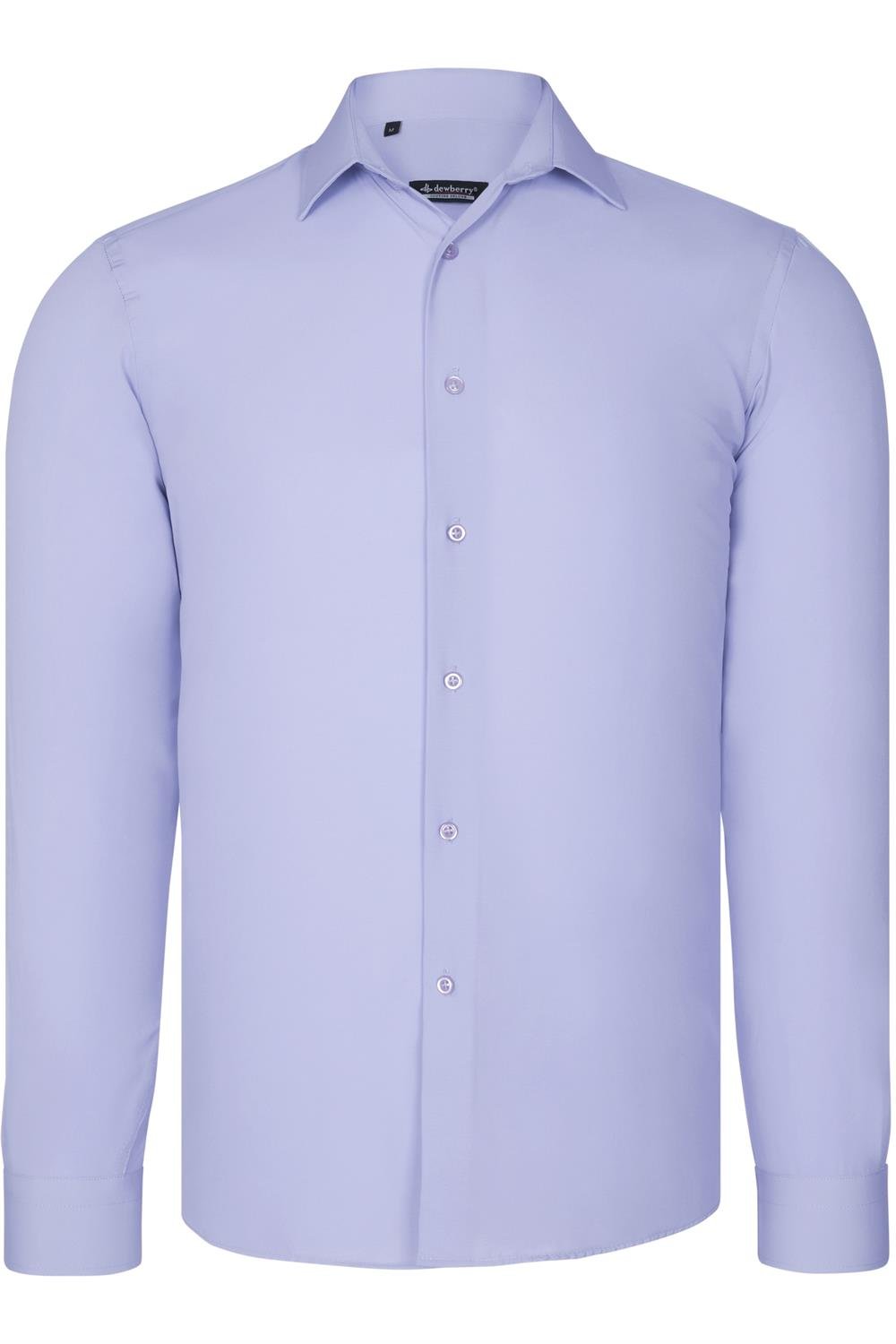 BEŞLİ SET G726 DEWBERRY GÖMLEK-SİYAH-BEYAZ-LACİVERT-MAVİ-LİLA