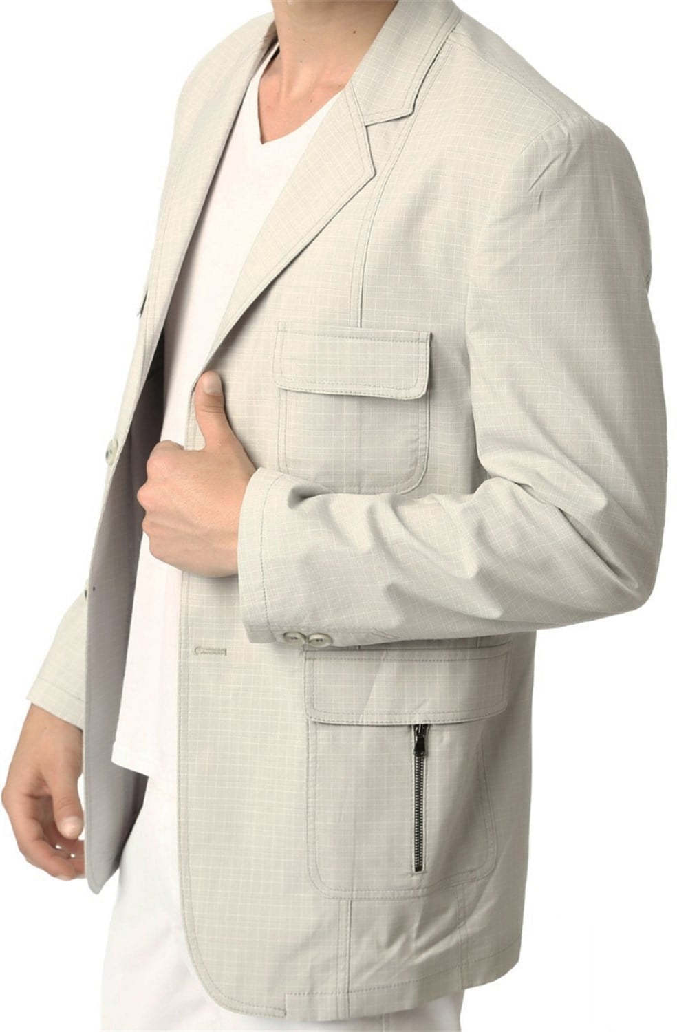 C124 DEWBERRY EKOSE ERKEK CEKET-GRİ