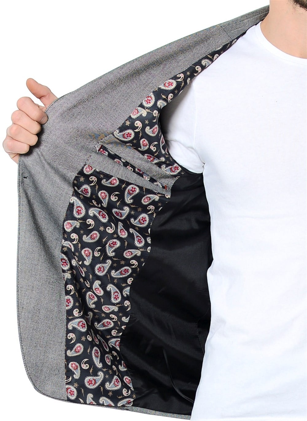 C2605 DEWBERRY CEKET-SİYAH
