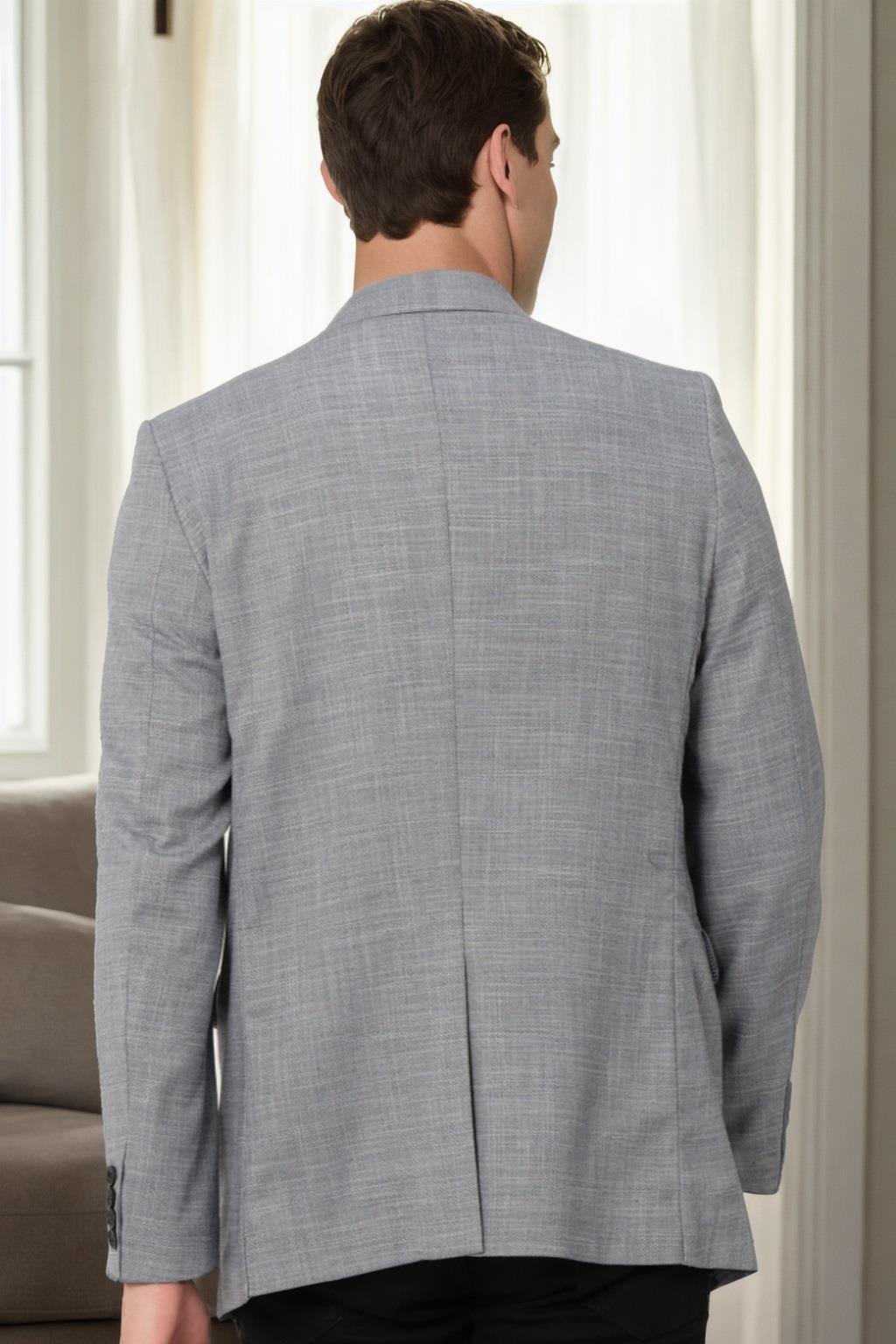 C5058 DEWBERRY ERKEK CEKET-GRİ