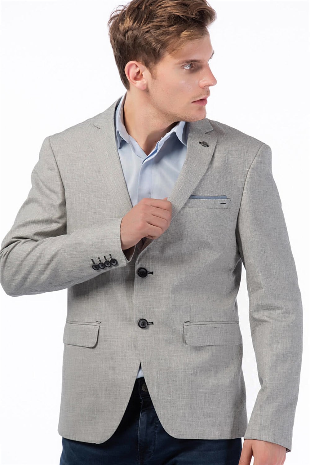 C7850 DEWBERRY CEKET-SİYAH