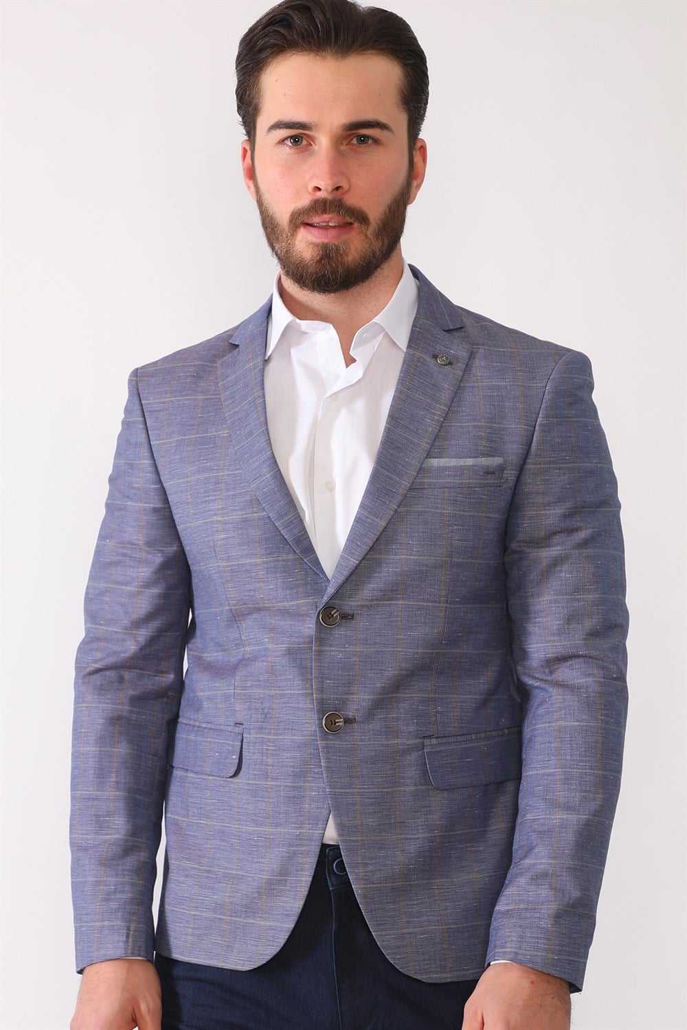 C7852 DEWBERRY CEKET-LACİVERT