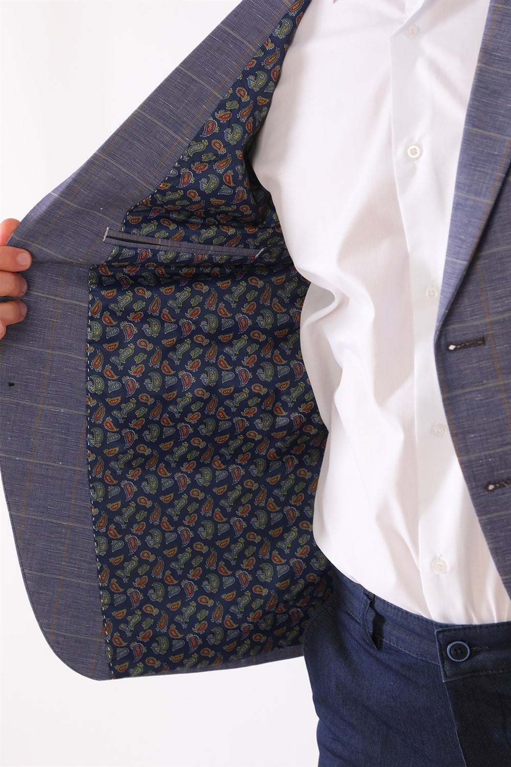 C7852 DEWBERRY CEKET-LACİVERT
