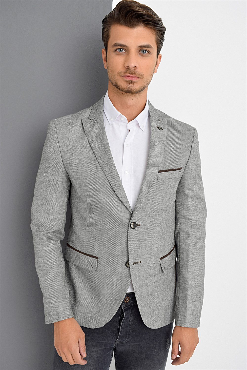 C7854 DEWBERRY CEKET-KAHVE