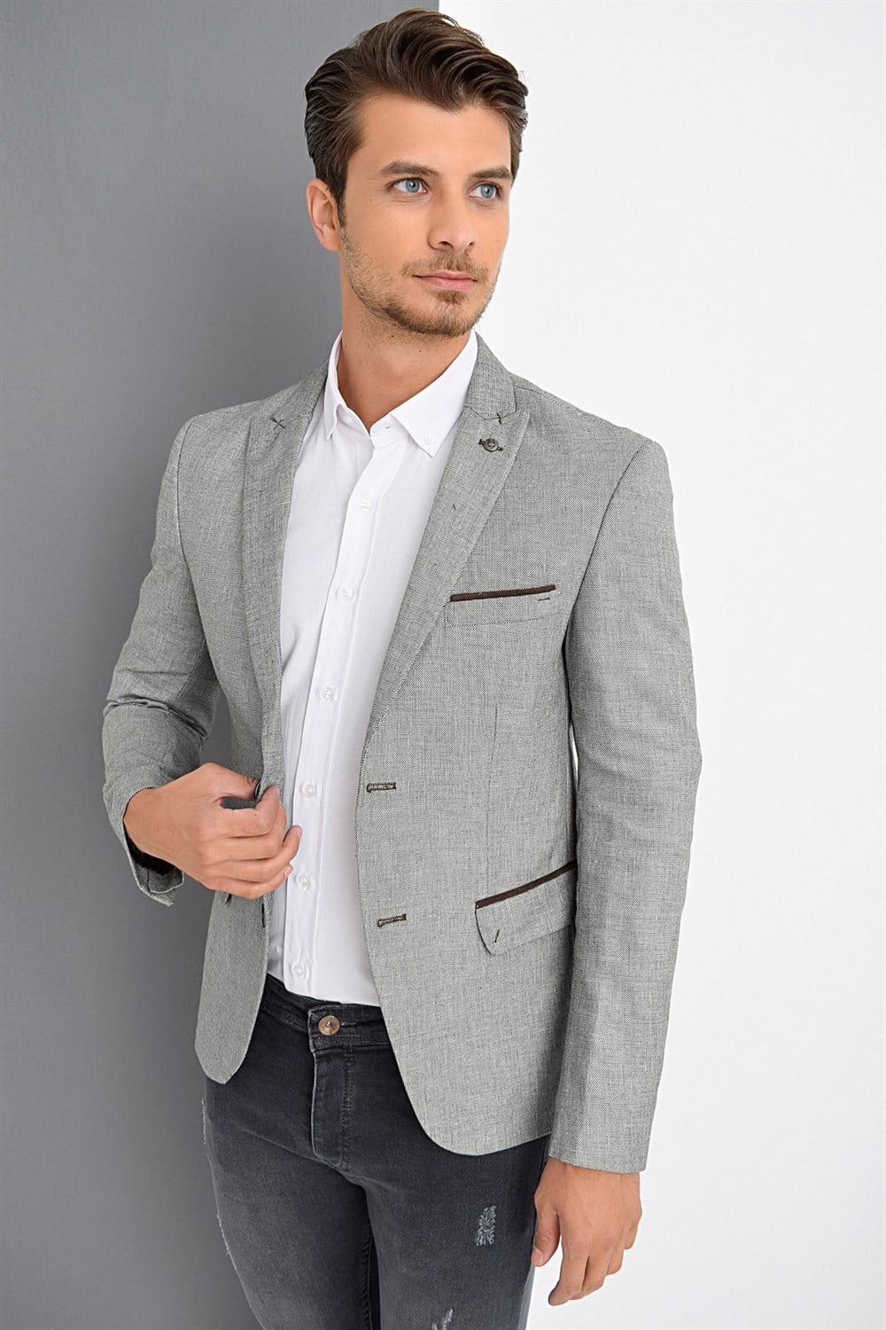 C7854 DEWBERRY CEKET-KAHVE