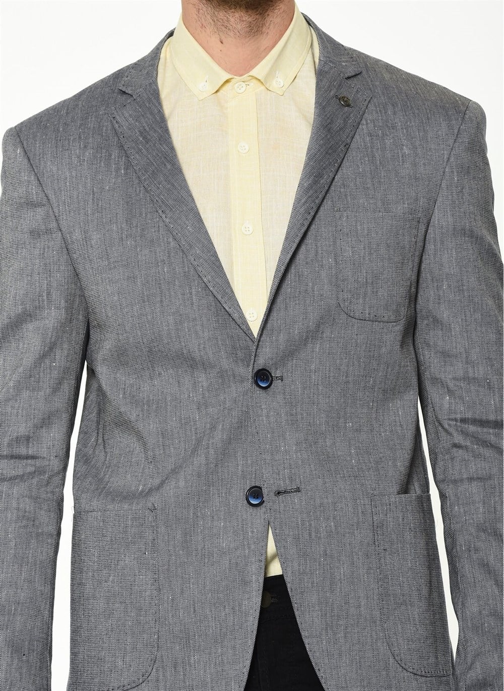 C7859 DEWBERRY CEKET-LACİVERT