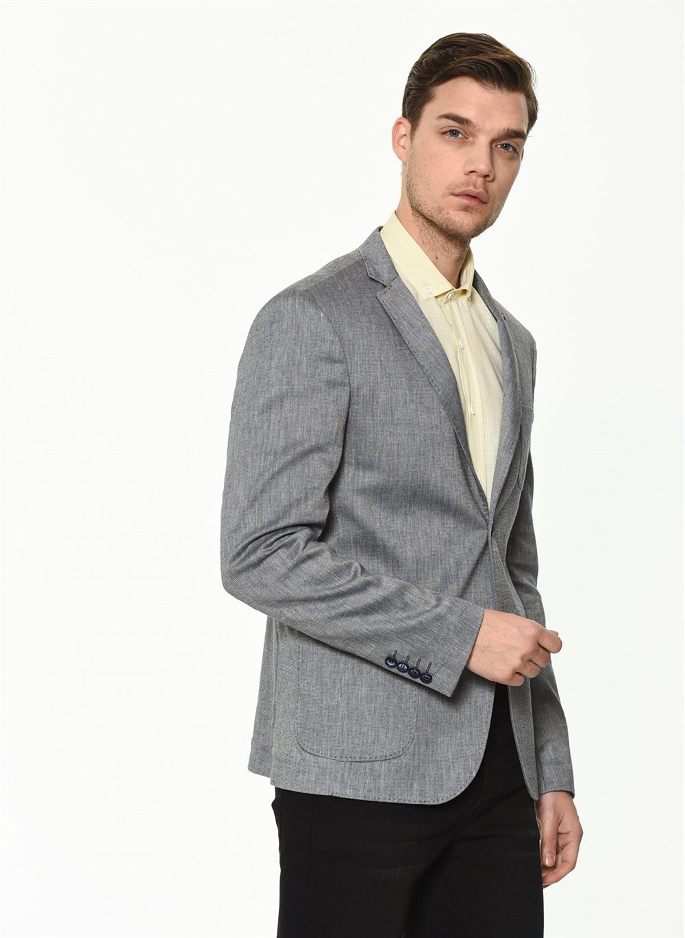 C7859 DEWBERRY CEKET-LACİVERT