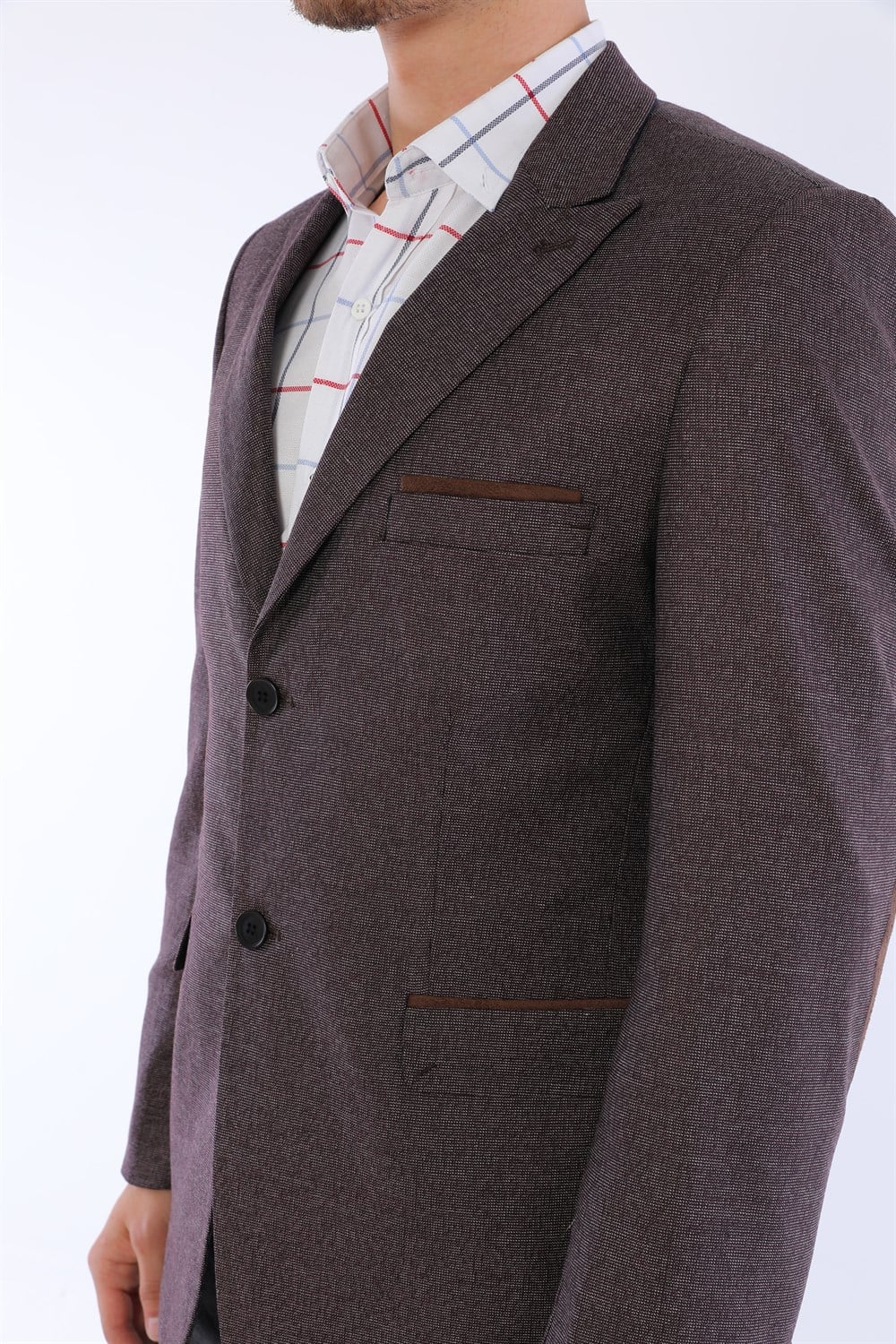 C9054 DEWBERRY ERKEK CEKET-BORDO