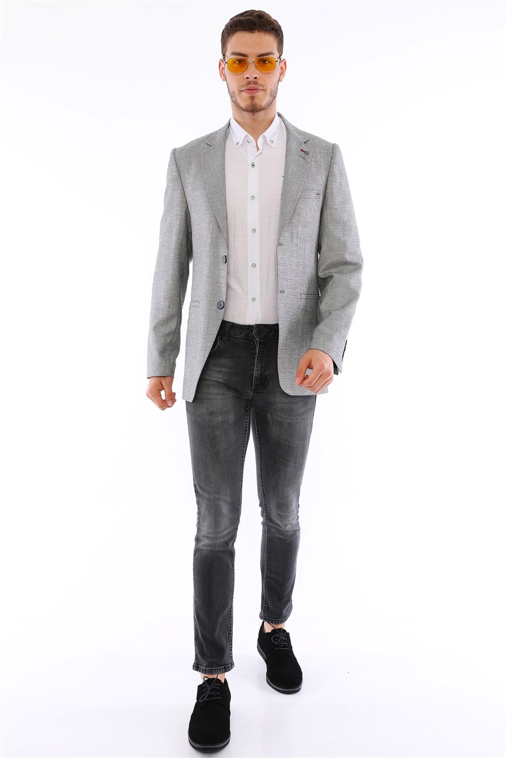 C9056 DEWBERRY ERKEK CEKET-GRİ